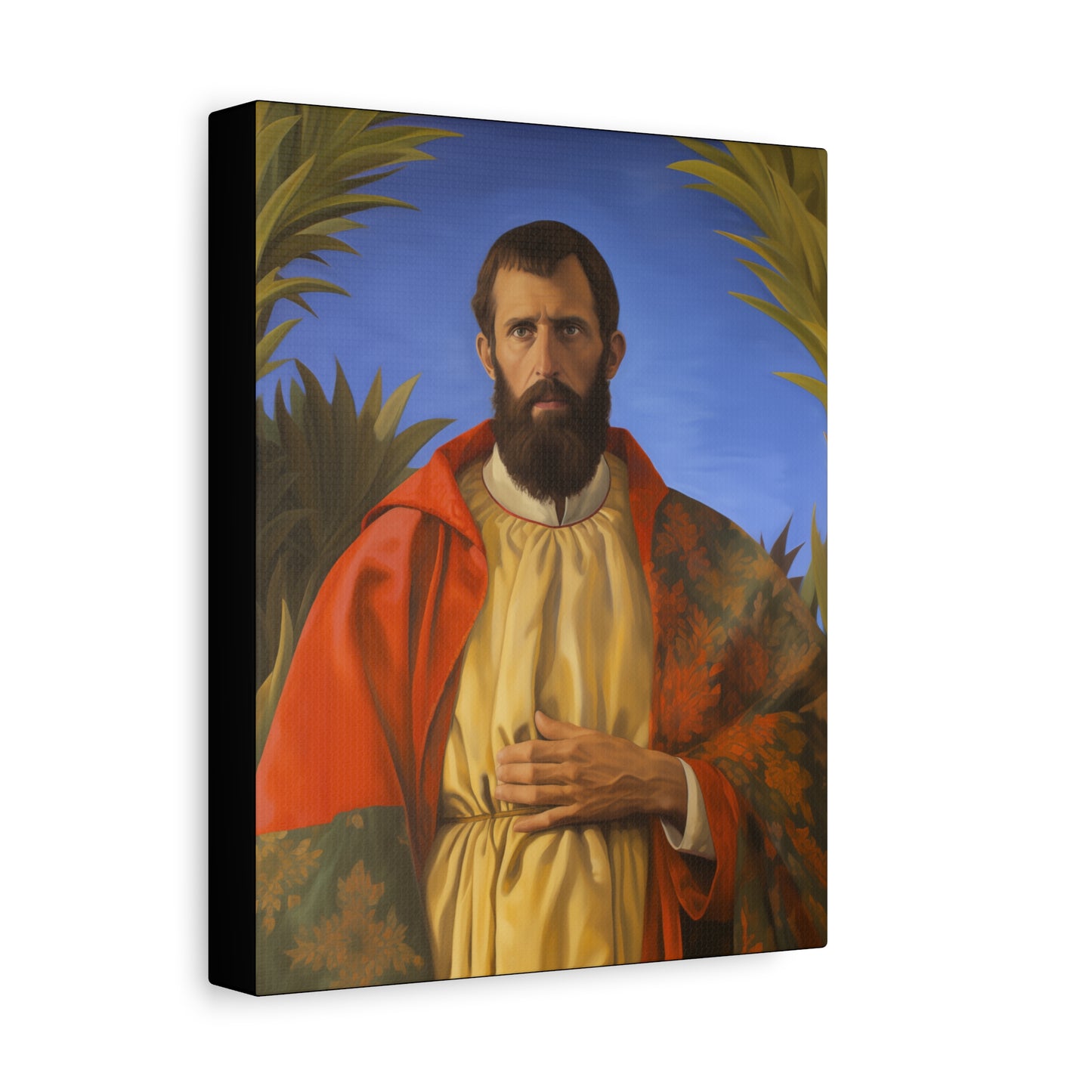 Saint Thomas the Apostle - Museum Wrapped Canvas - Sanctified Souls Print - Religious Art for your Home