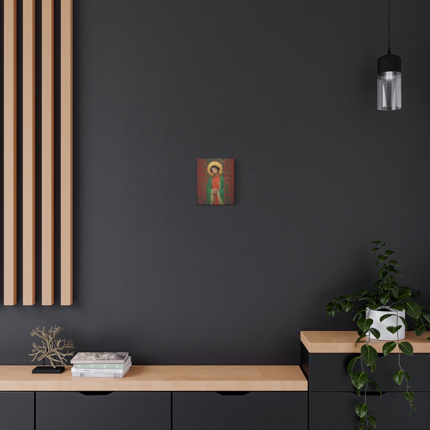 Saint Agnes Tsao Kou Ying - Museum Wrapped Canvas - Sanctified Souls Print - Religious Art for your Home - Catholic Patron Saint Art
