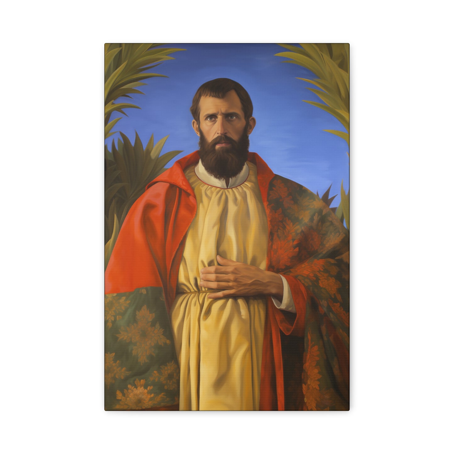 Saint Thomas the Apostle - Museum Wrapped Canvas - Sanctified Souls Print - Religious Art for your Home