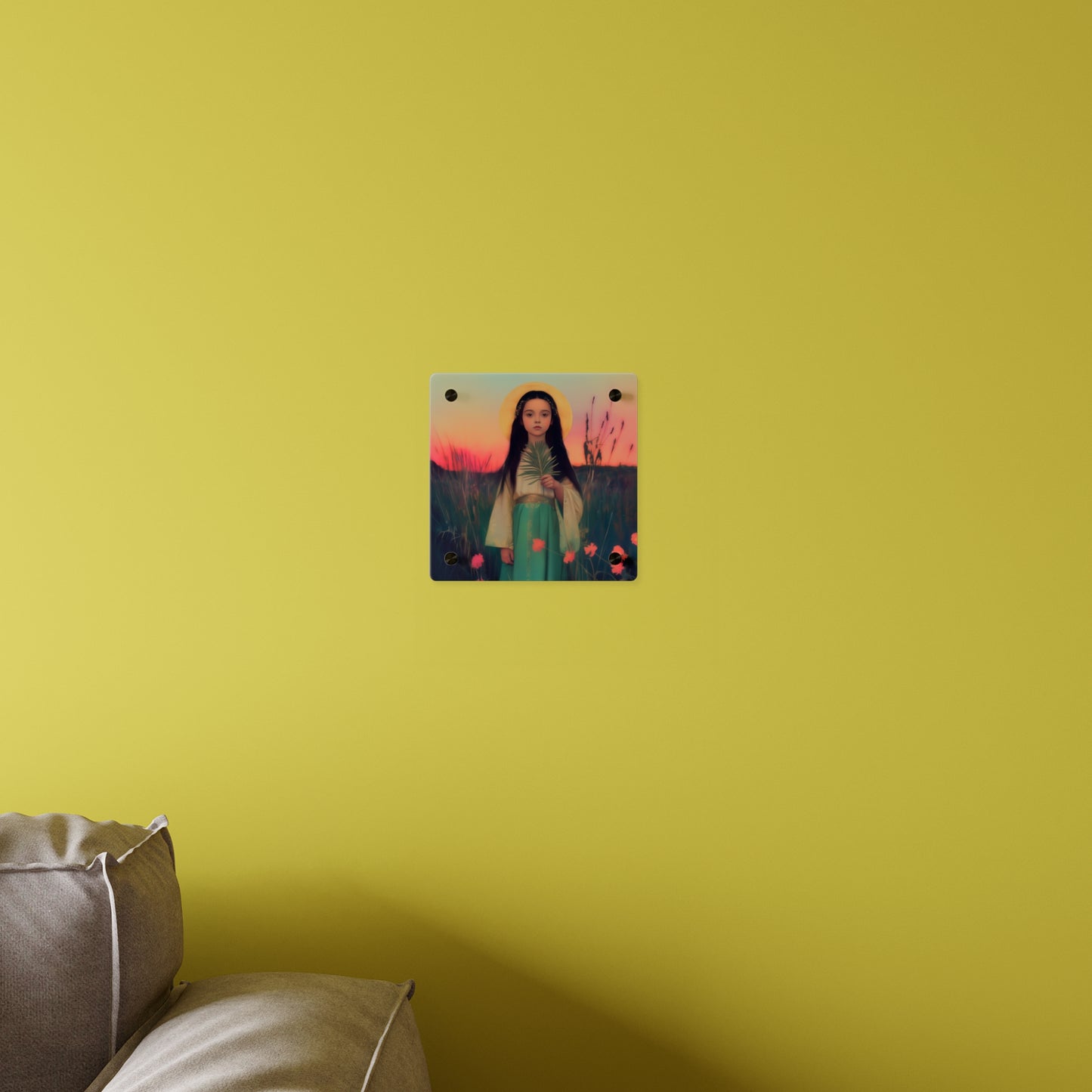 Saint Charity Wall Art Panel - Ready to Hang Acrylic Print - Catholic Saint Art - Patron Saint Print - Martyr of the Church