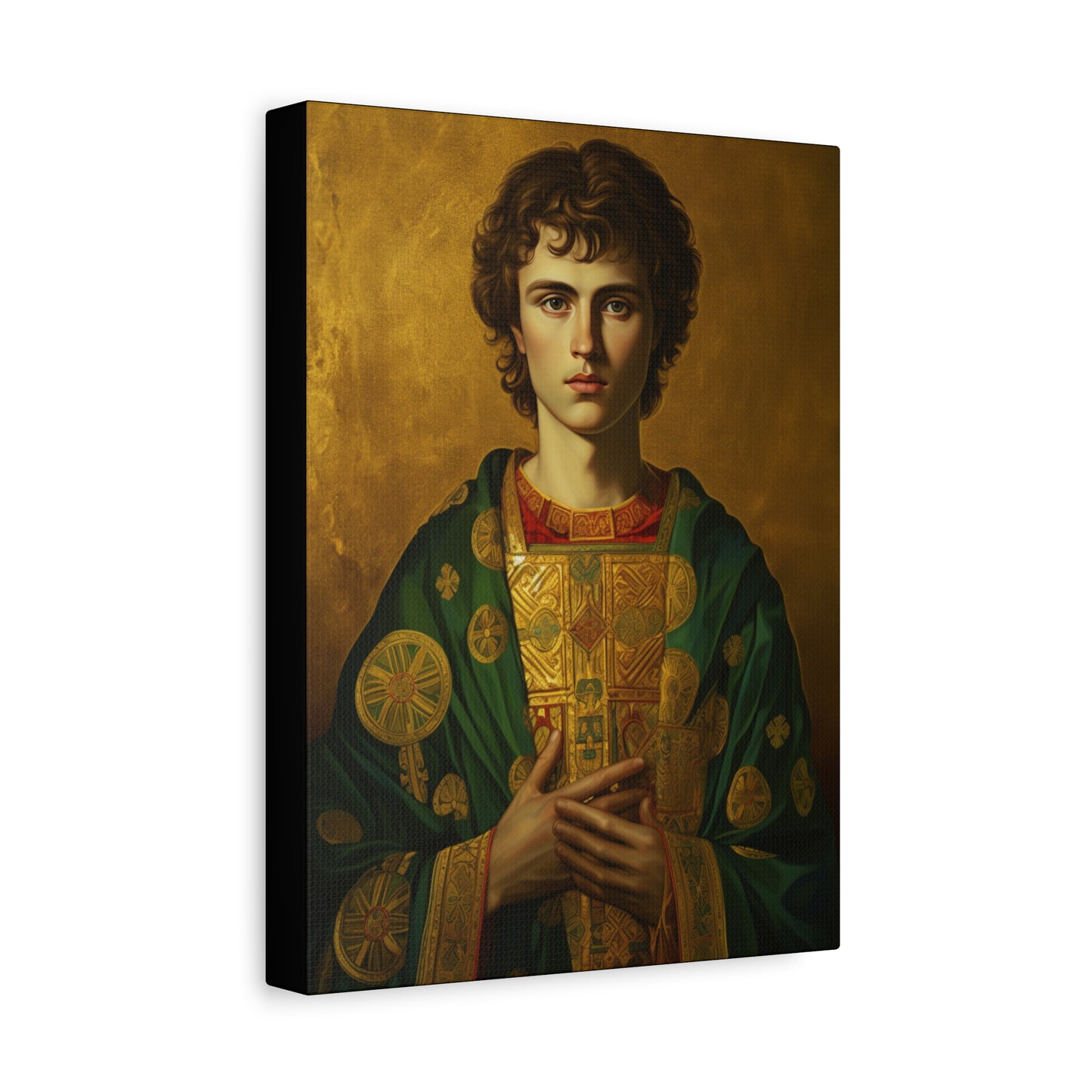 Saint Pantaleon Canvas Print - Multiple Sizes - Catholic Home art - Museum Wrapped Canvas - Sanctified Souls Print