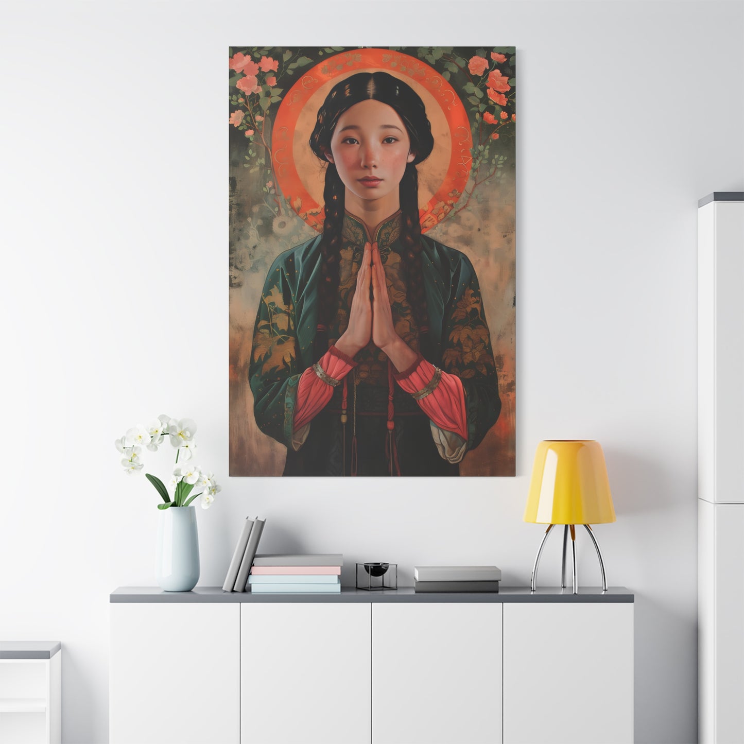 Saint Anna Wang - Museum Wrapped Canvas - Sanctified Souls Print - Art for your Home - Religious Art - Martyr of China
