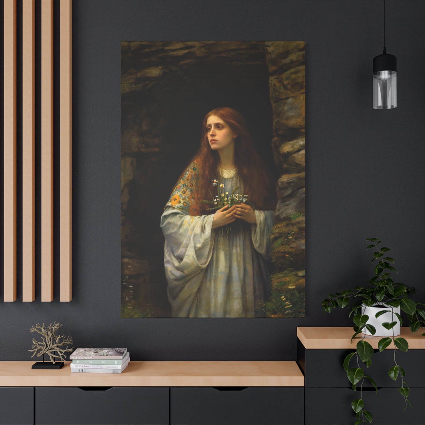 Saint Mary Magdalene : Witness to Resurrection Canvas Print - Multiple Sizes - Museum Wrapped - Mary Magdalene Discovers the Tomb Empty
