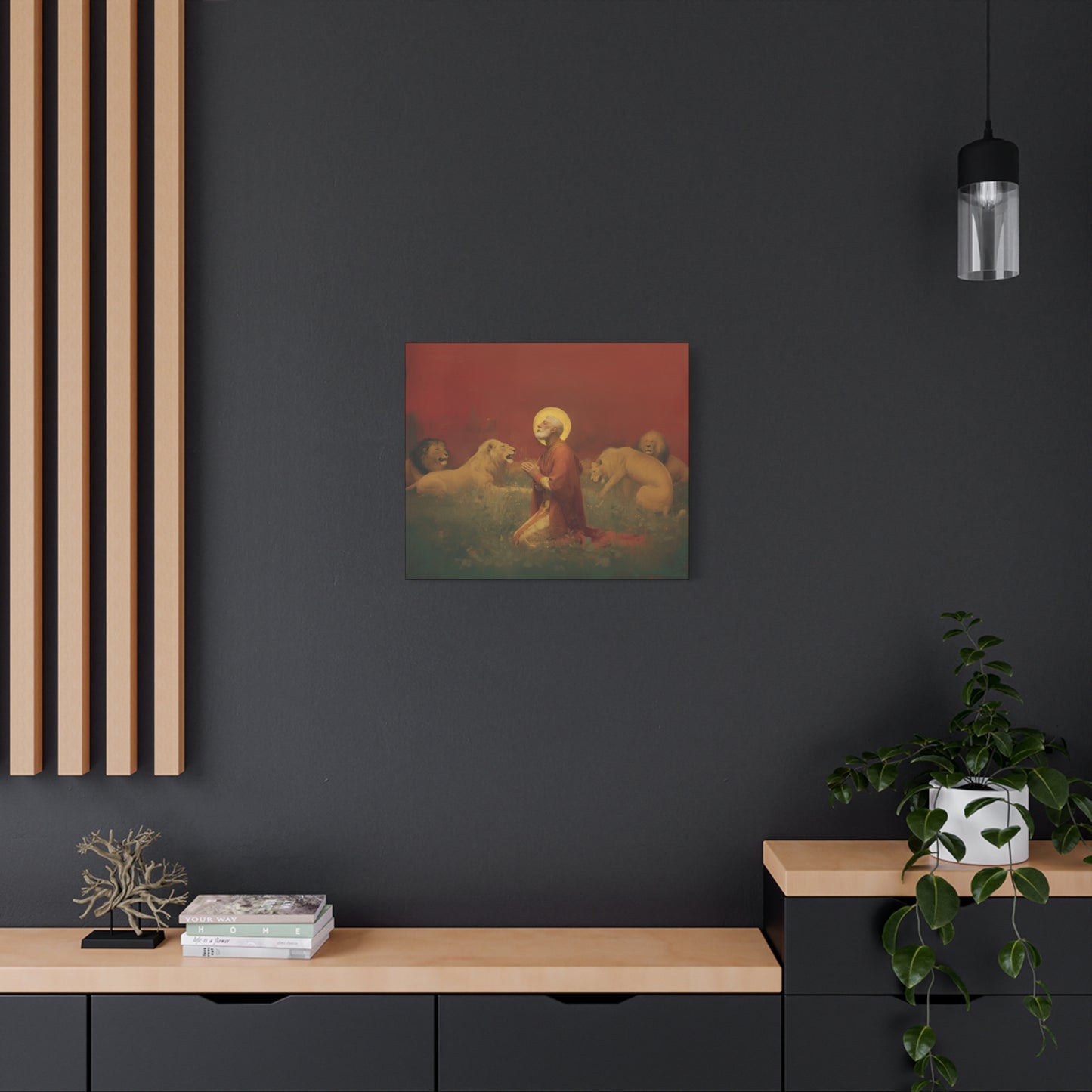 Saint Ignatius of Antioch - Museum Wrapped Canvas - Sanctified Souls Print - Religious Art for your Home - Catholic Patron Saint Art
