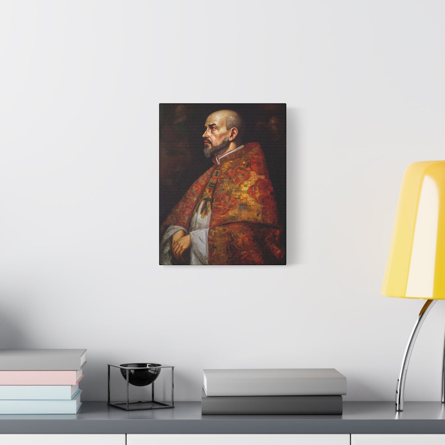 Saint Ignatius of Loyola Canvas Print - Multiple Sizes - Catholic Home art - Museum Wrapped Canvas - Sanctified Souls Print