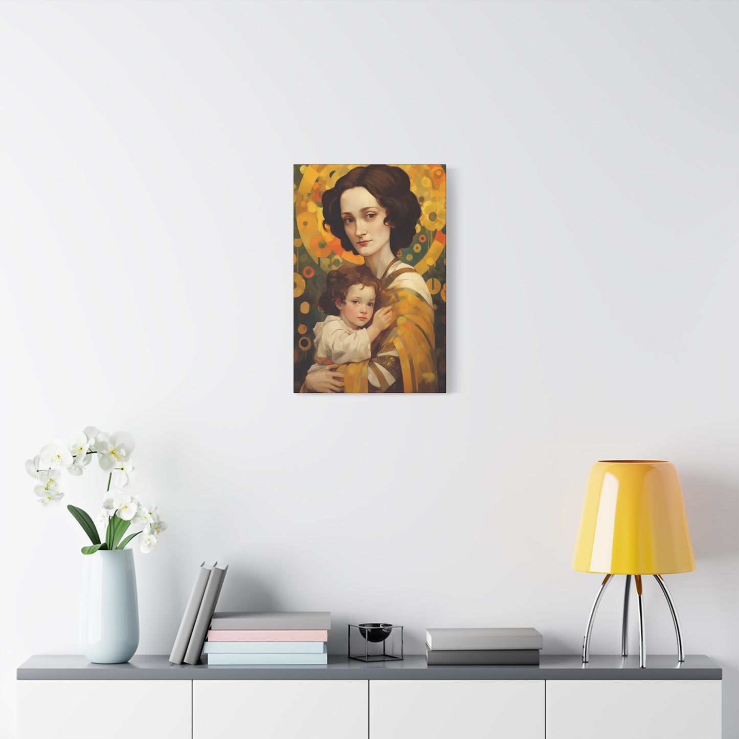 Saint Gianna Beretta Molla - Gallery Wrapped Canvas - Sanctified Souls Print - Religious Art for your Home