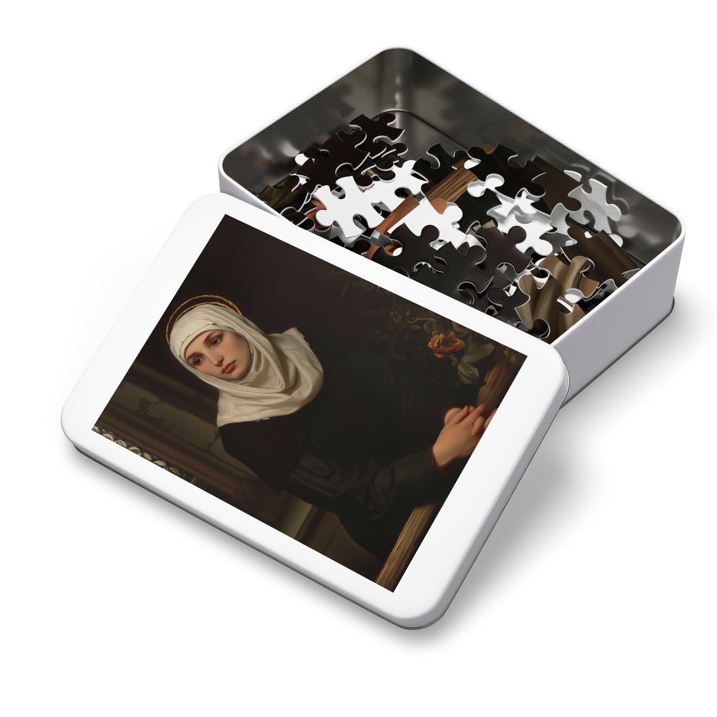 Saint Angela Merici - Puzzle and Keepsake Tin - Religious Jigsaw Puzzle (30, 110, 252, 500,1000-Piece)