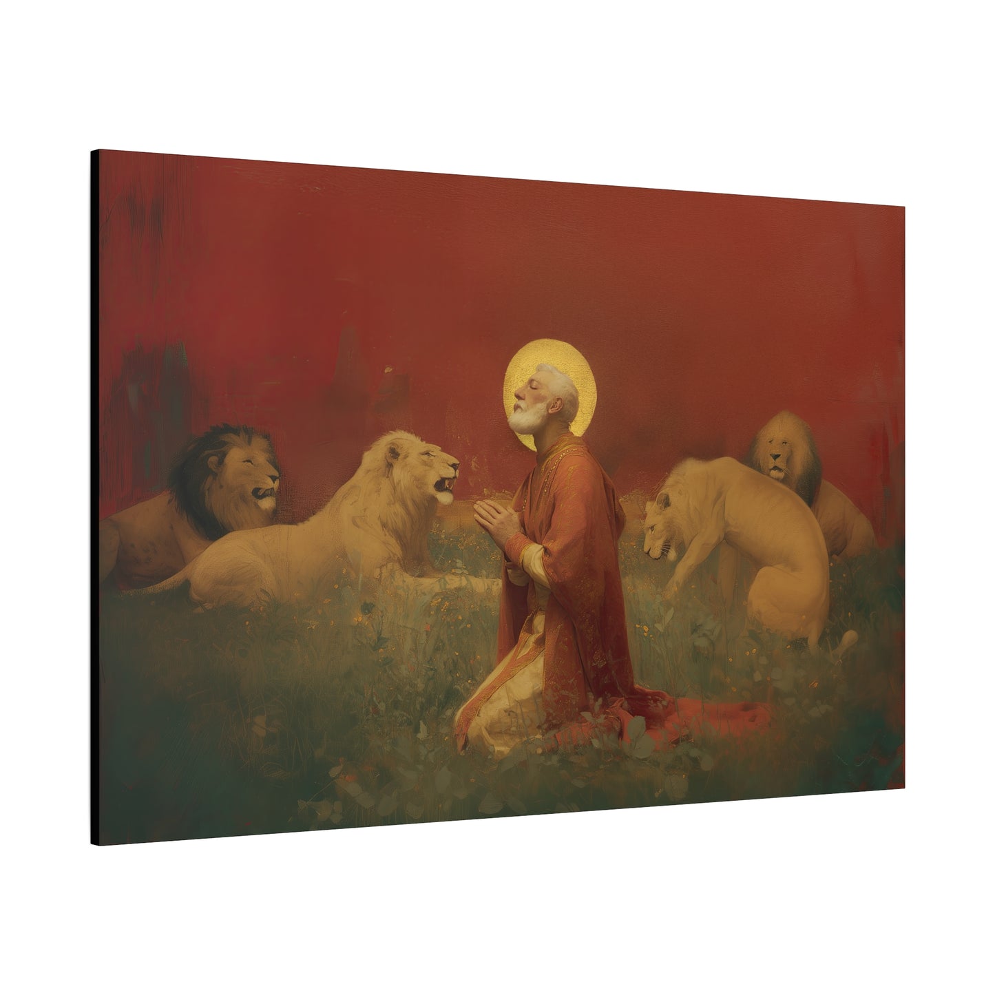 Saint Ignatius of Antioch - Museum Wrapped Canvas - Sanctified Souls Print - Religious Art for your Home - Catholic Patron Saint Art