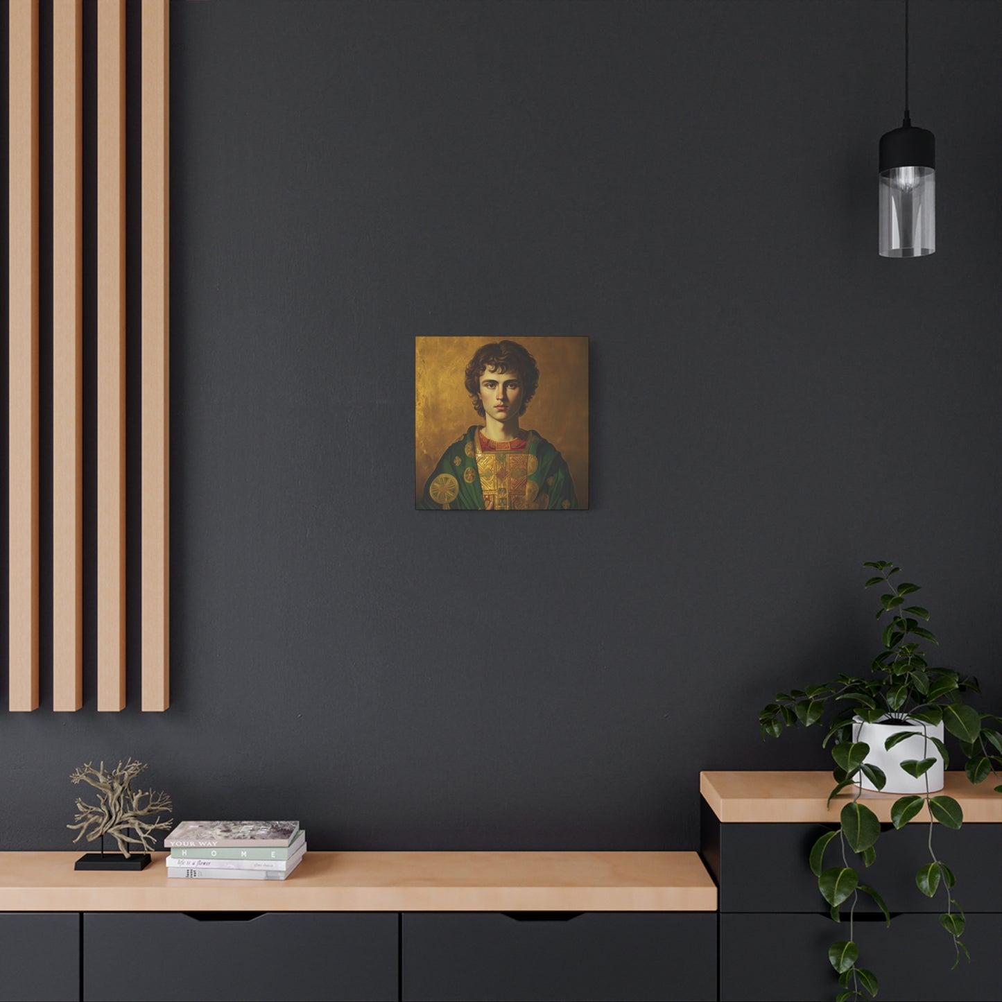 Saint Pantaleon Canvas Print - Multiple Sizes - Catholic Home art - Museum Wrapped Canvas - Sanctified Souls Print