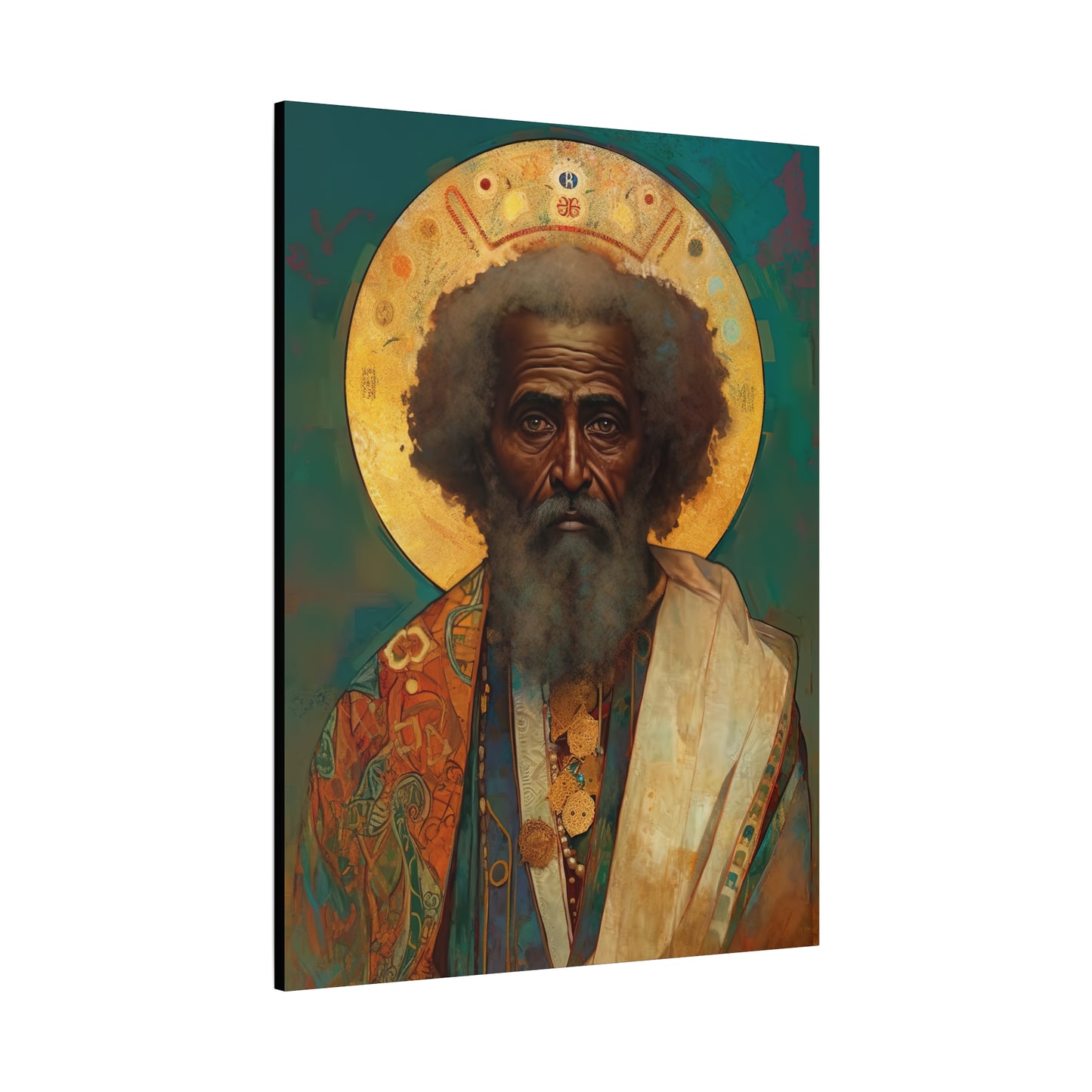 Saint Moses - Museum Wrapped Canvas - Sanctified Souls Print - Religious Art for your Home