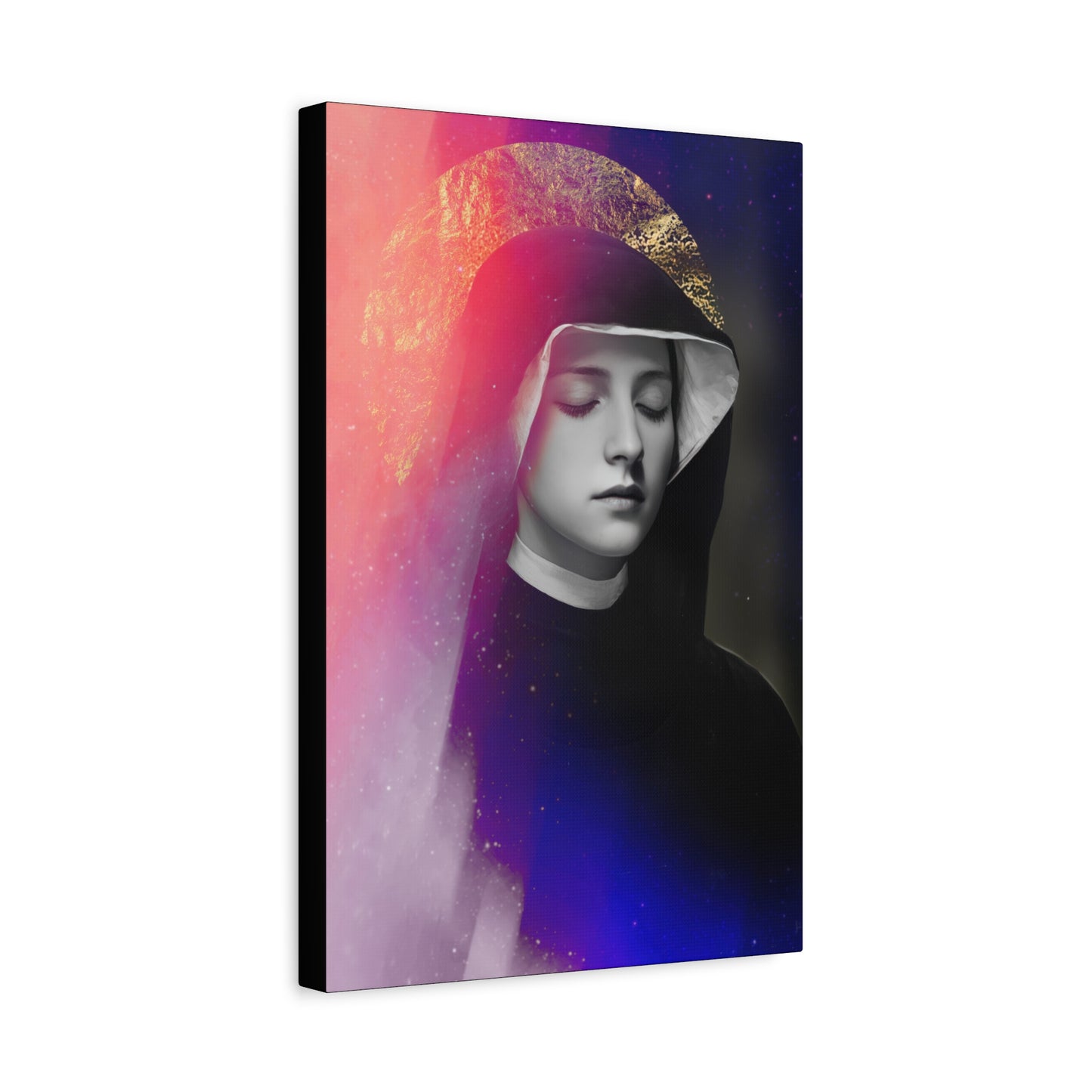 Saint Faustina Kowalska - Museum Wrapped Canvas - Sanctified Souls Print - Religious Art for your Home