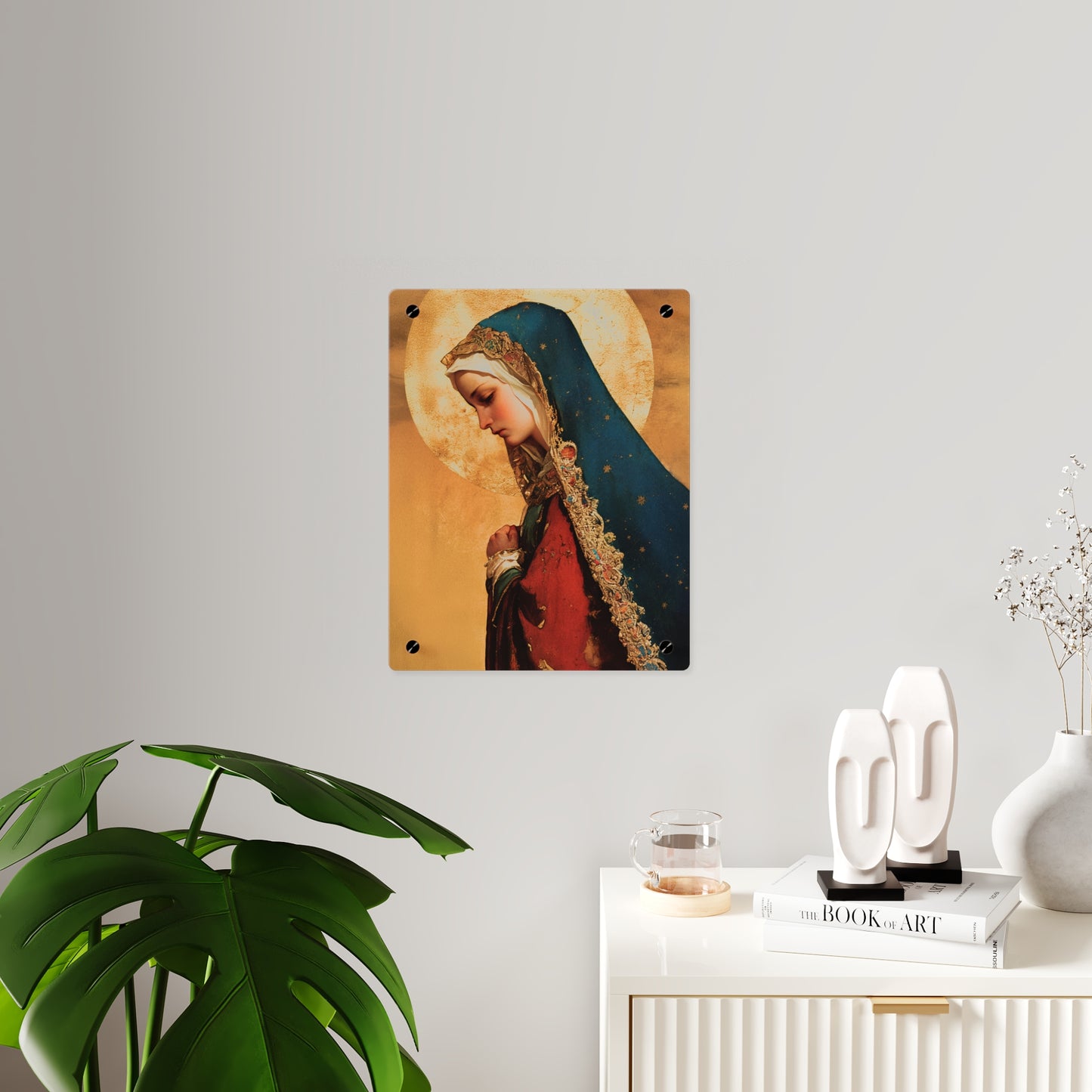 Our Lady of Mercy / Our Lady of Ransom Wall Art Panel - Ready to Hang Acrylic Print - Catholic Saint Art - Patron Saint Print - Mother Mary