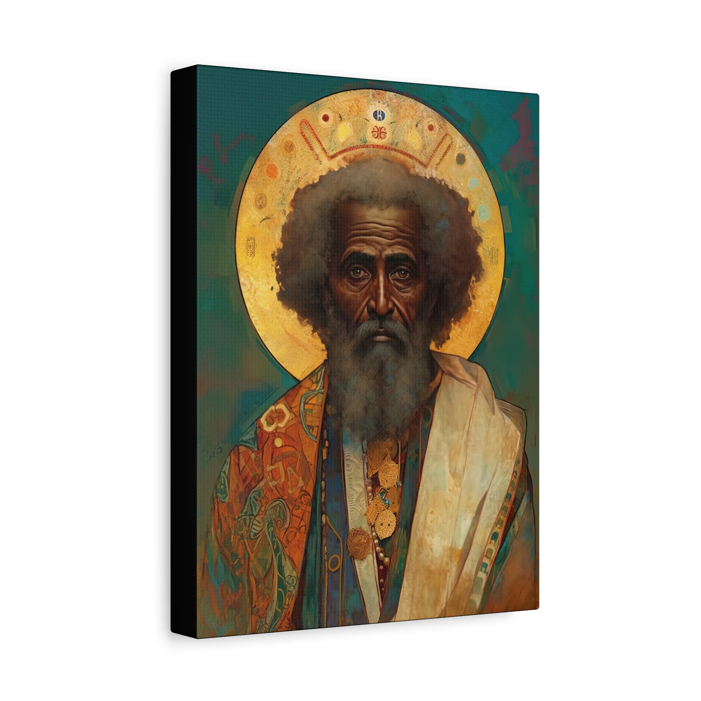Saint Moses - Museum Wrapped Canvas - Sanctified Souls Print - Religious Art for your Home
