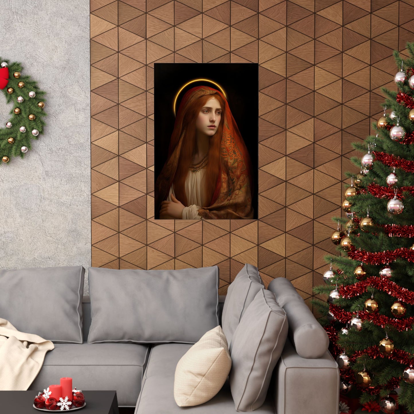 The Beloved Disciple - Mary Magdalene's Devotion Print - Sanctified Souls Print - Multiple Sizes - Premium Matte Vertical Posters