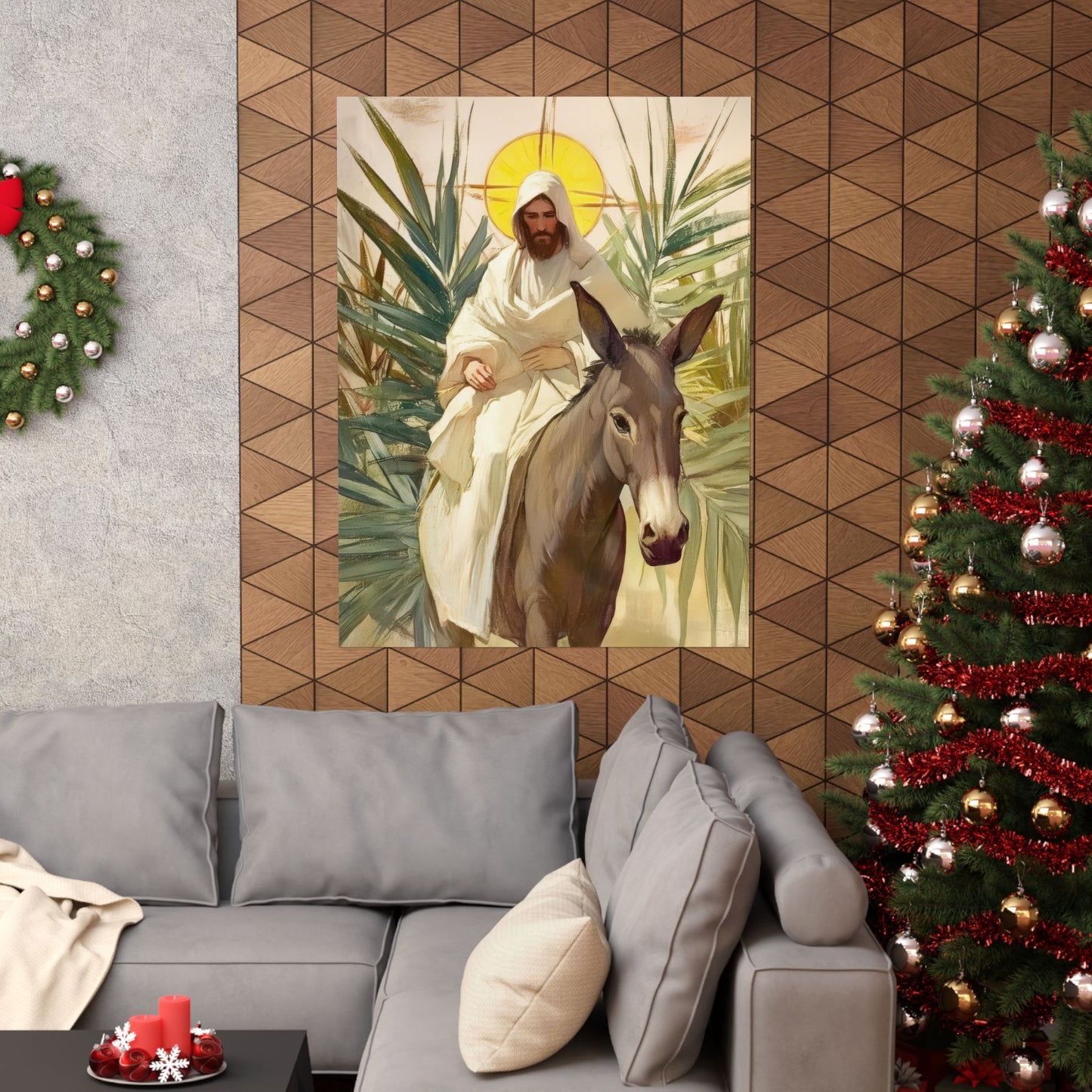 Benedictus Qui Venit (Blessed is He who comes) - Sanctified Souls Print - Multiple Sizes - Premium Matte Vertical Posters - Catholic