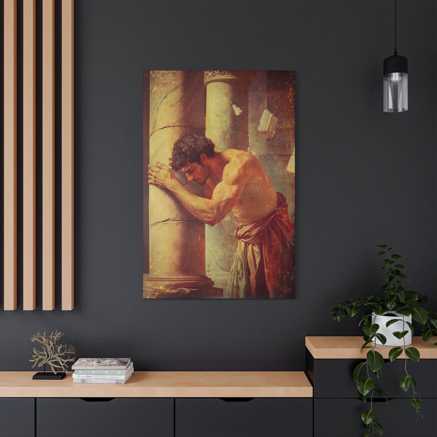 Samson - Museum Wrapped Canvas - Sanctified Souls Print - Religious Art for your Home