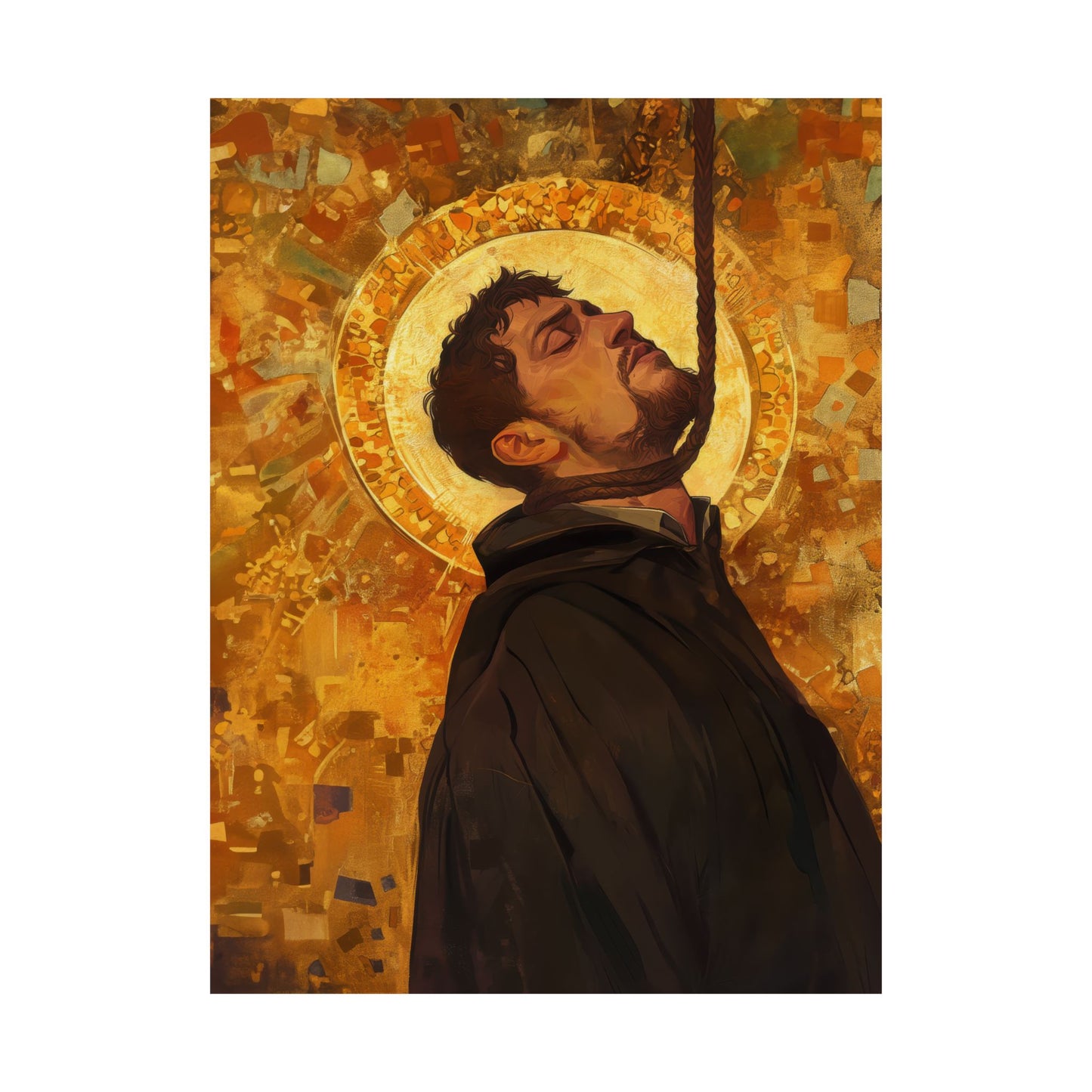 Saint John Ogilvie Poster Print - Sanctified Souls Print - Multiple Sizes - Premium Posters - Catholic Art for your home