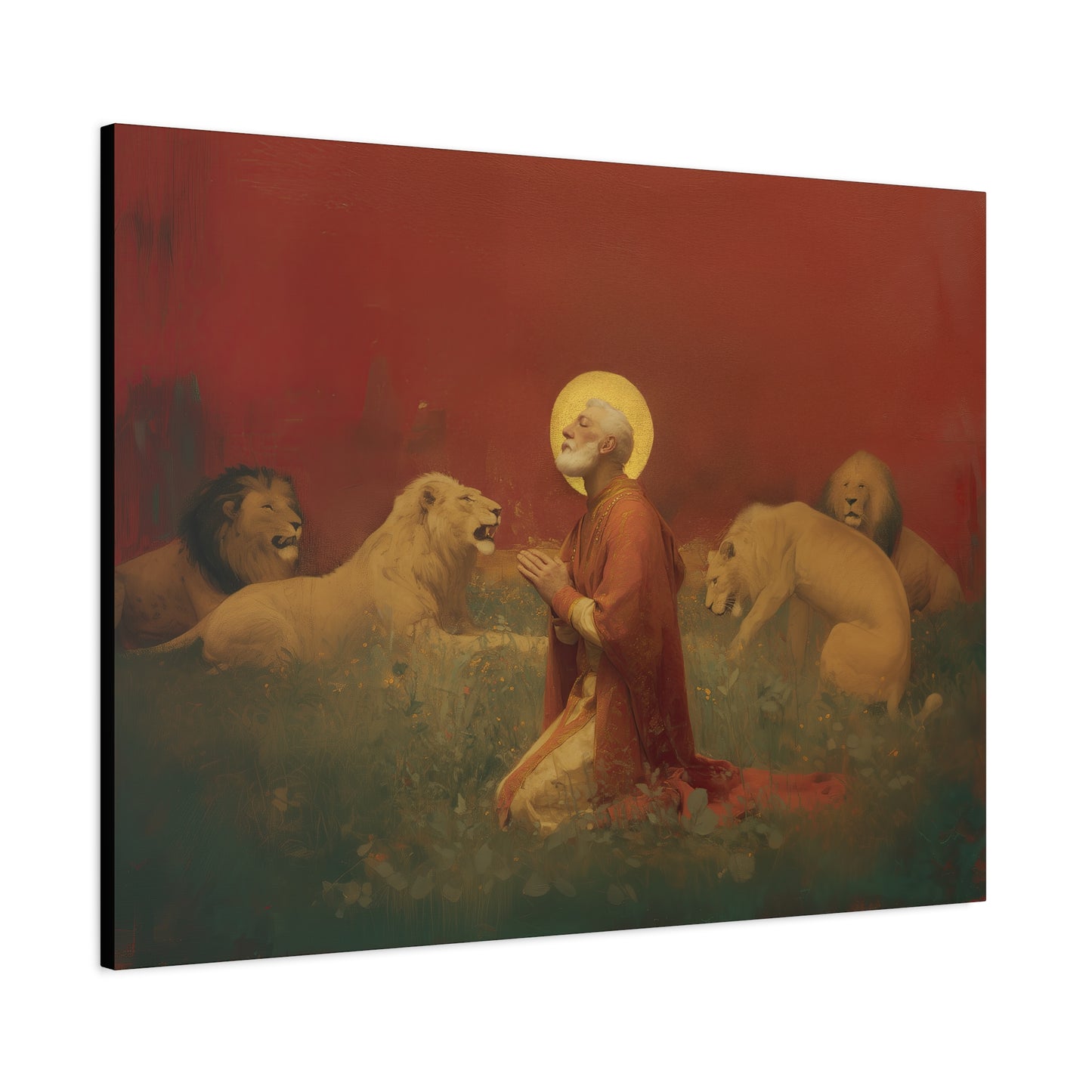 Saint Ignatius of Antioch - Museum Wrapped Canvas - Sanctified Souls Print - Religious Art for your Home - Catholic Patron Saint Art