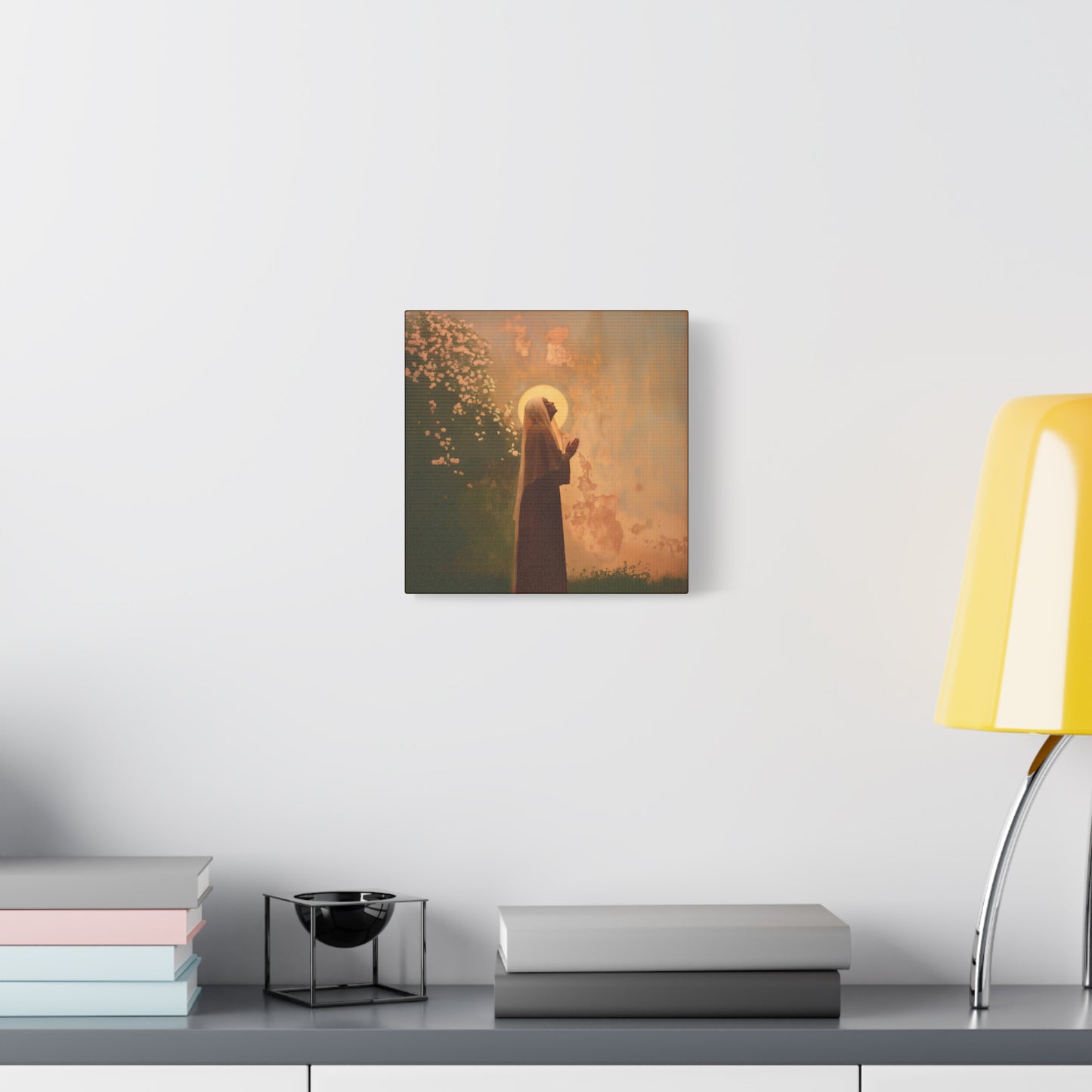 Saint Monica - Museum Wrapped Canvas - Sanctified Souls Print - Religious Art for your Home - Angel Art - Religious