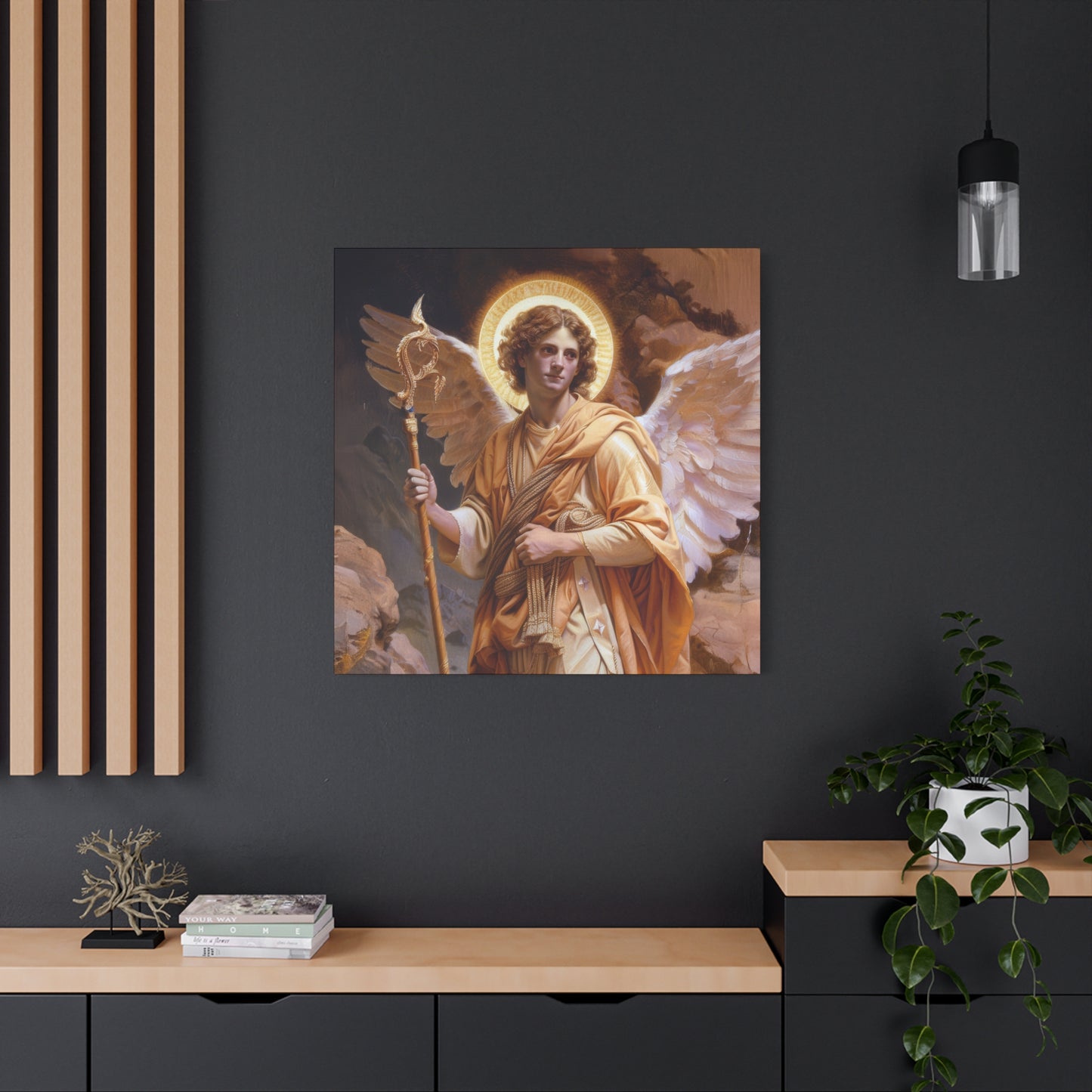 Saint Raphael the Archangel - Gallery Wrapped Canvas - Print - Religious Art for your Home - Catholic