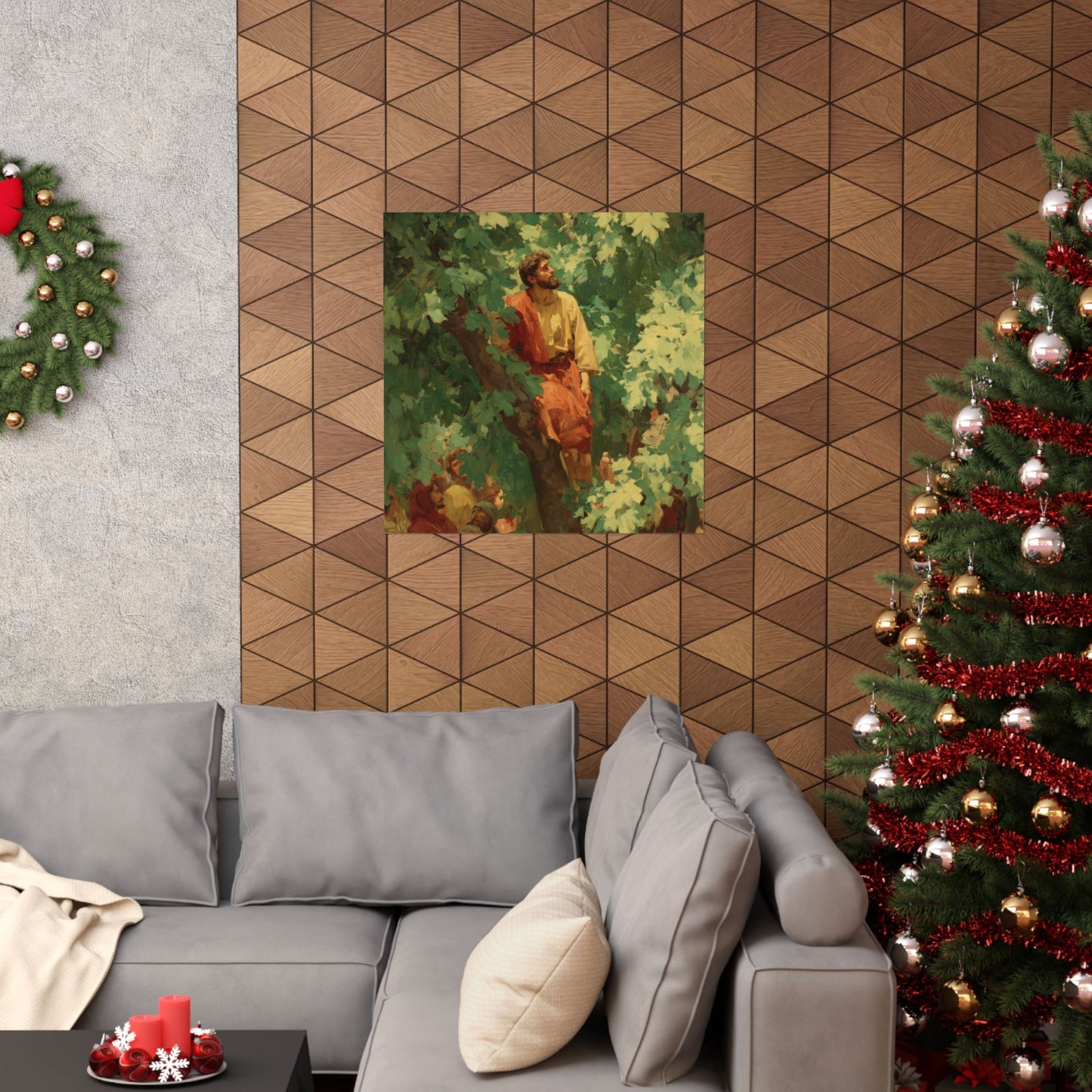 Zacchaeus - Sanctified Souls Print - Multiple Sizes - Premium Matte Vertical Posters
