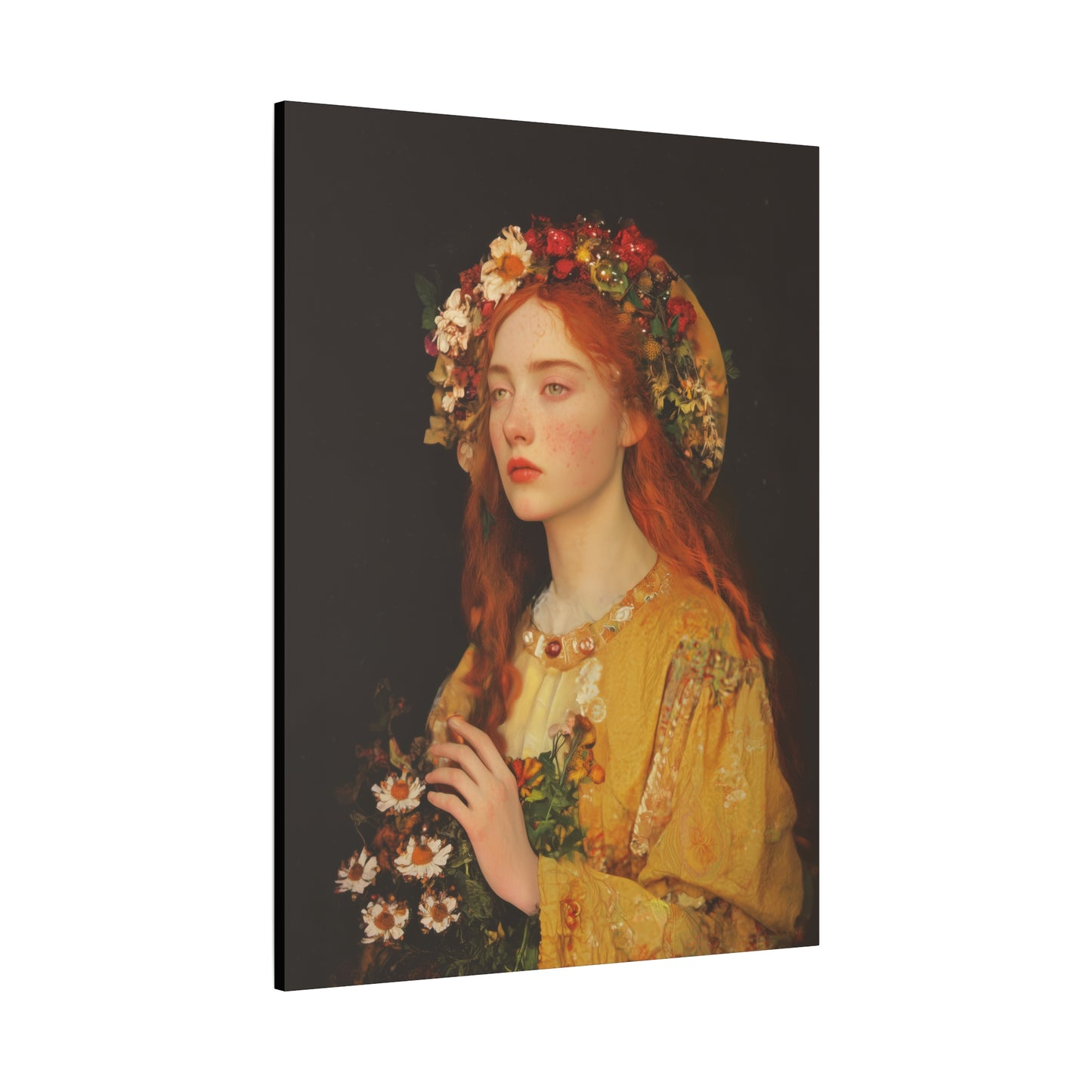 Radiance of Repentance - Mary Magdalene's Renewal - Museum Wrapped Canvas - Print - Religious Art for your Home - Prayer Room - Catholic