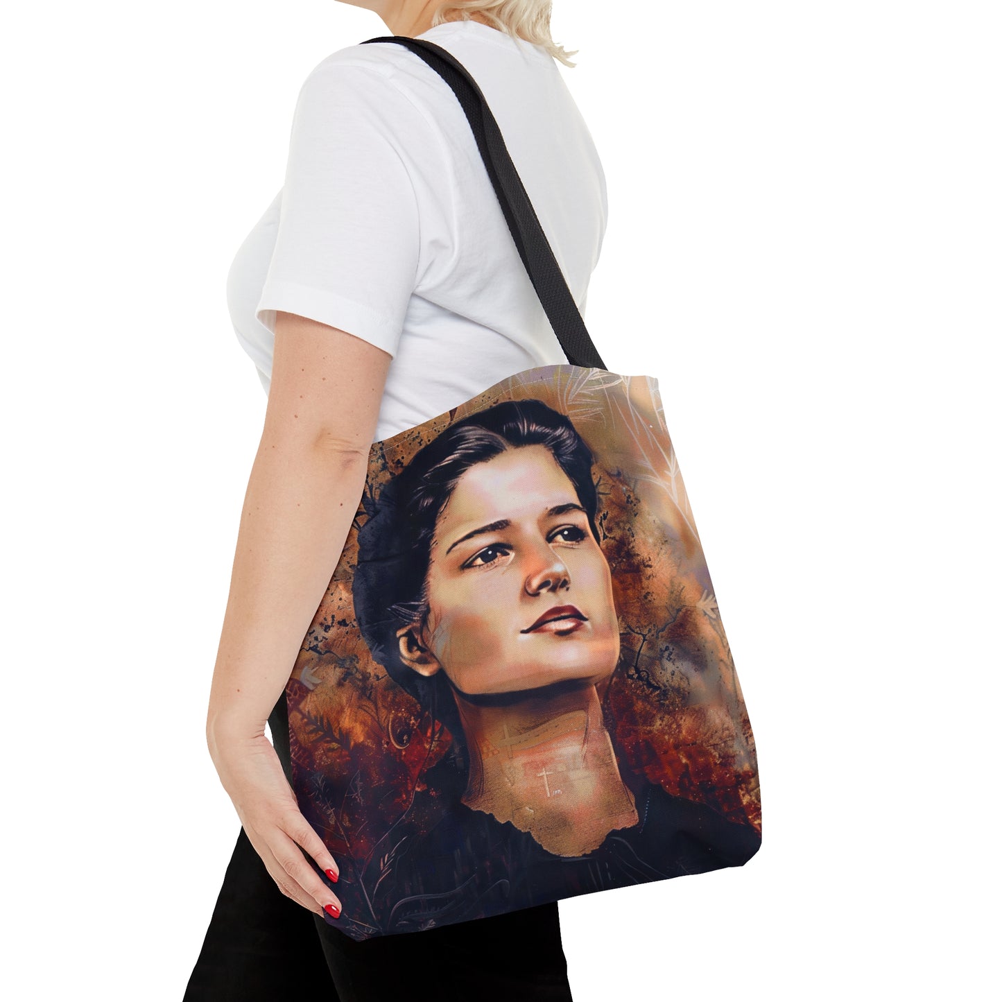 Blessed Pierina Morosini Tote Bag - Large Medium Small Faith Art Bag - Catholic Faith Purse - Religious Carry All Reusable Tote Bag