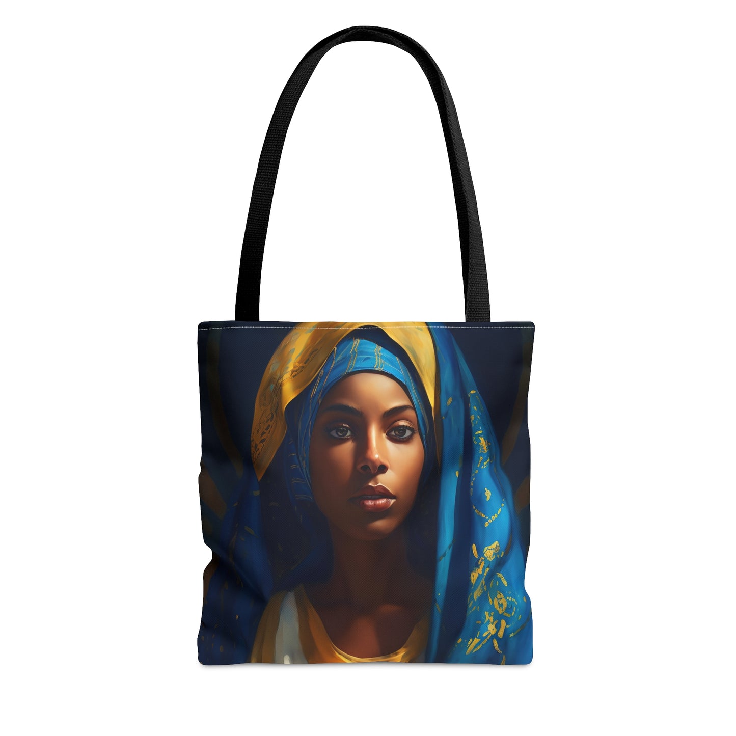 Mary the Blessed Virgin Tote Bag - Catholic faith inspired carry-all purse - day to day bag - Mary the Blessed Virgin - Double Sided