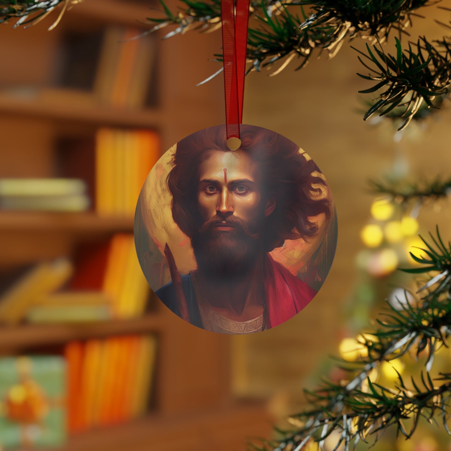 Saint James the Lesser - Religious Holiday Christmas Ornament and Keepsake - Double sided Keepsake Religious Ornament