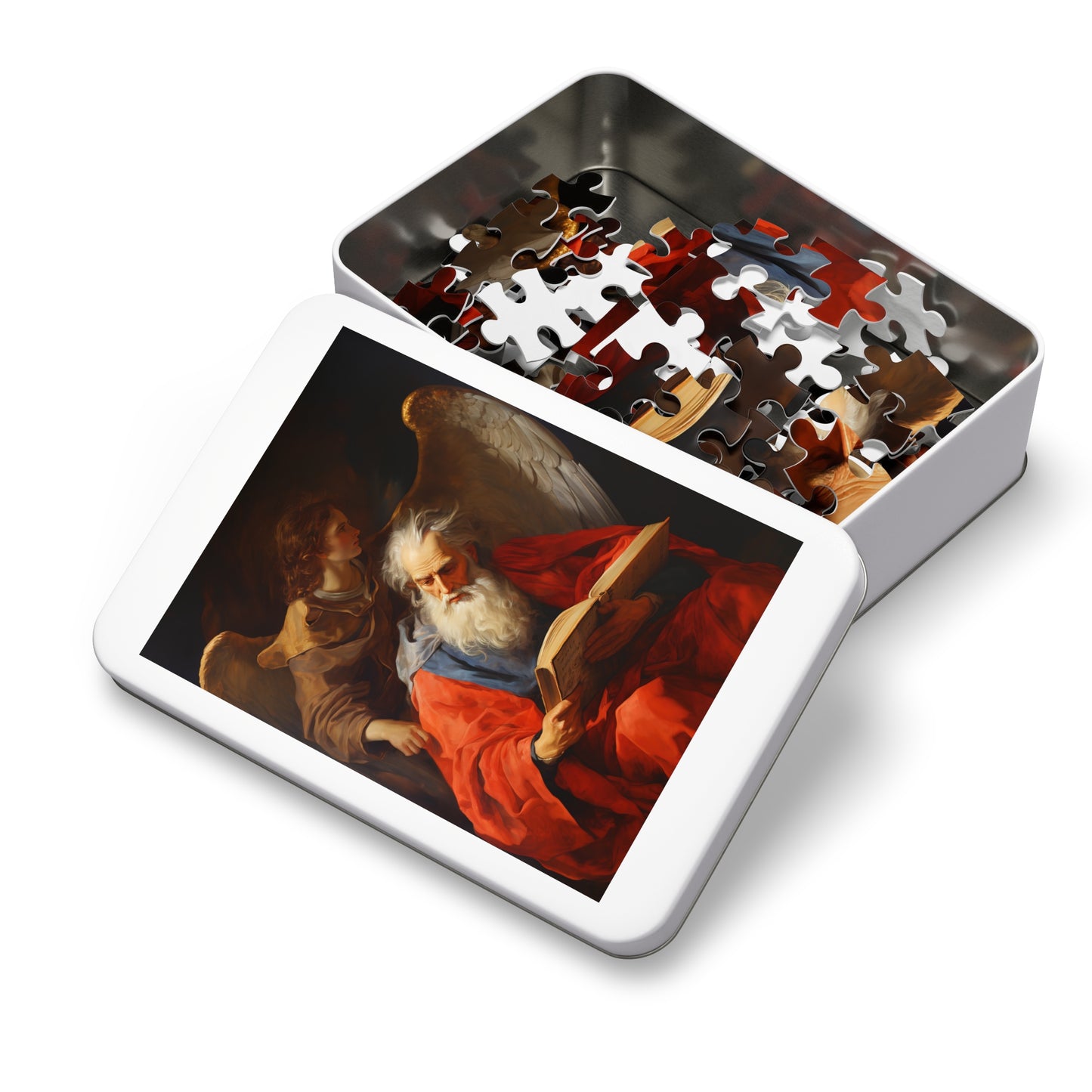 Saint Matthew - Puzzle and Keepsake Tin - Religious Jigsaw Puzzle (30, 110, 252, 500,1000-Piece) - Religious Puzzle