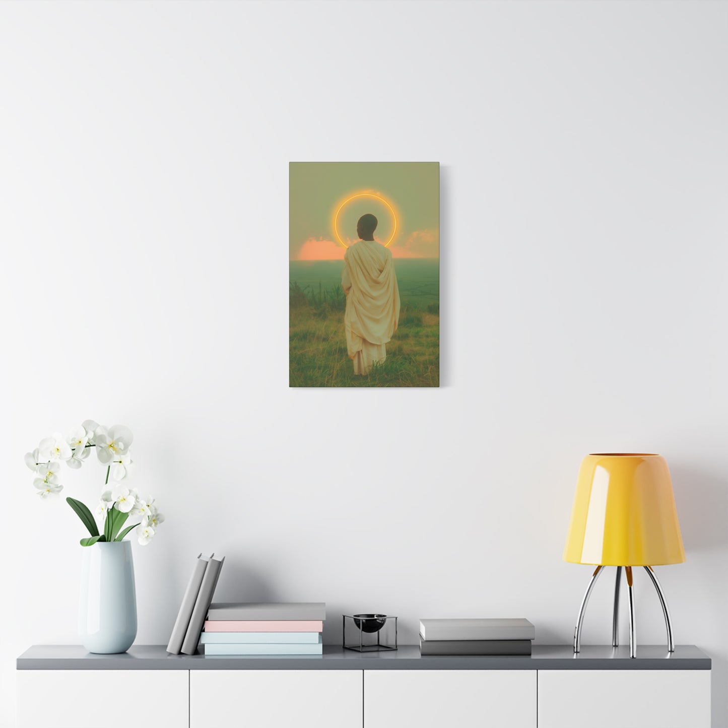 Saint Charles Lwanga - Museum Wrapped Canvas - Sanctified Souls Print - Religious Art for your Home - Catholic Patron Saint Art