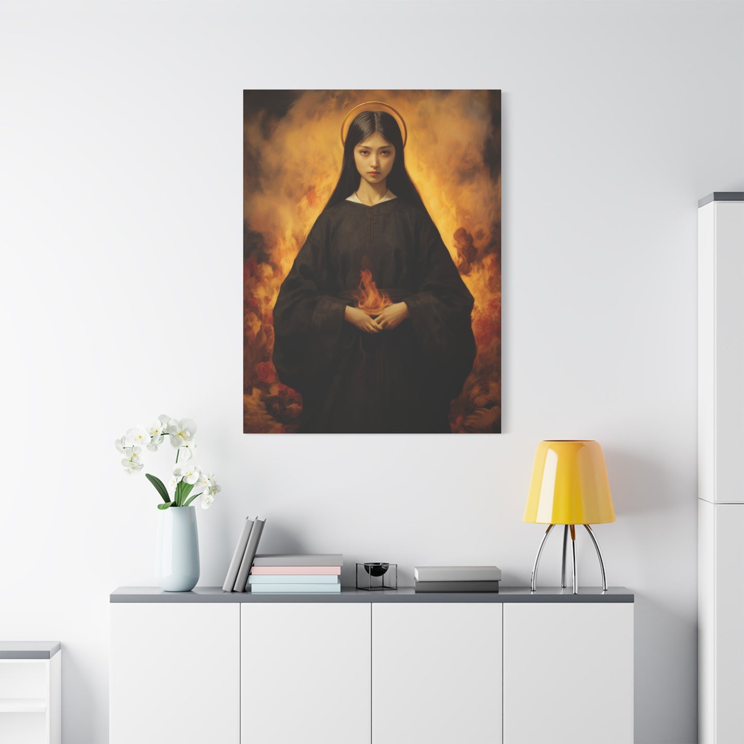 Blessed Mary Magdalen Kiota - Museum Wrapped Canvas - Print - Religious Art for your Home - Christian print - Prayer Room Catholic Saint