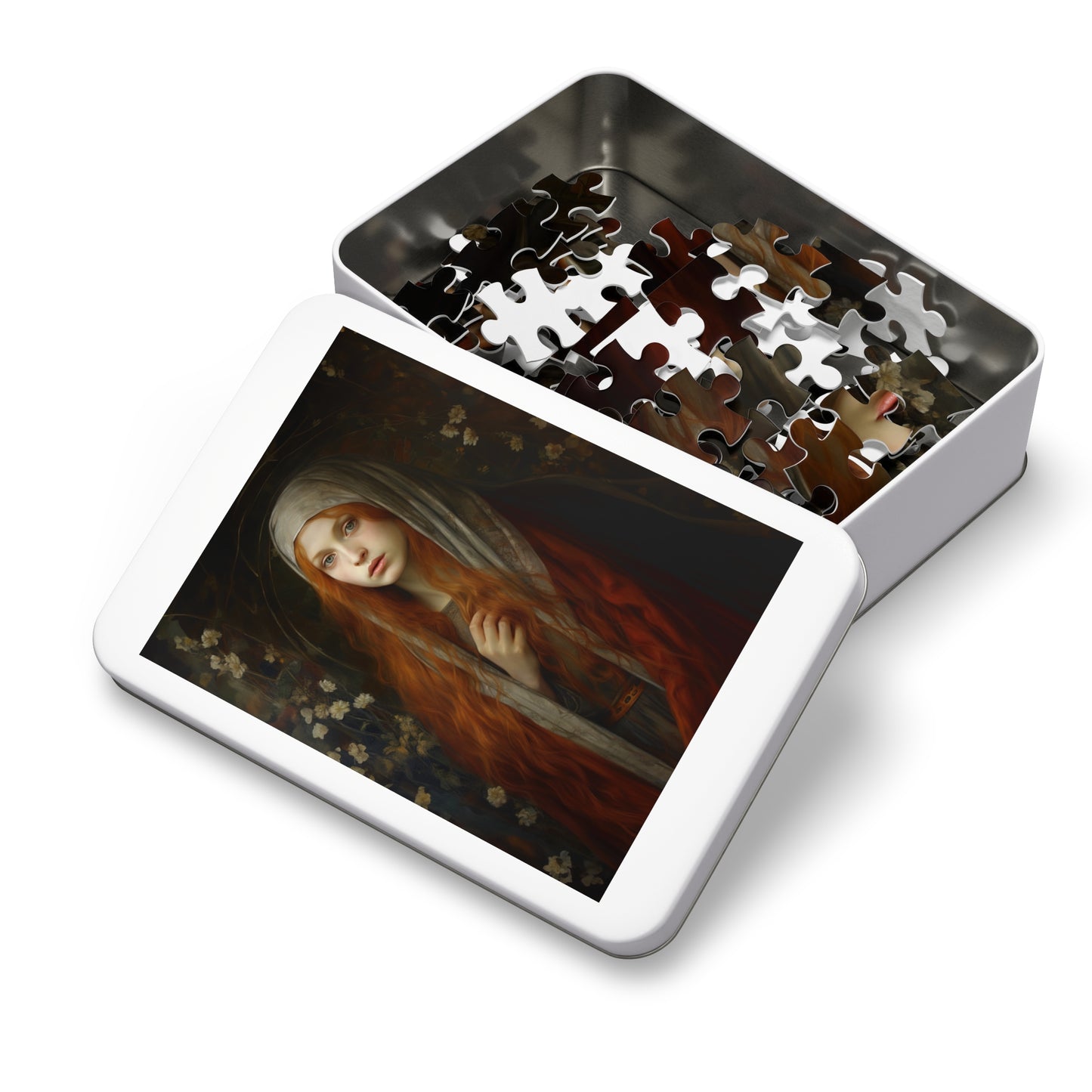 Path to Enlightenment- Mary Magdalene's Awakening - Puzzle and Keepsake Tin - Religious Jigsaw Puzzle (30, 110, 252, 500,1000-Piece)