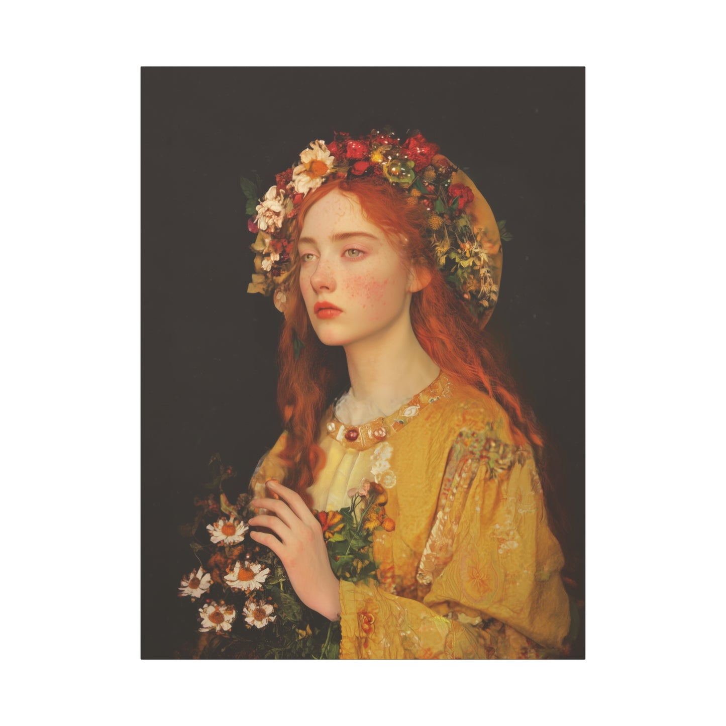 Radiance of Repentance - Mary Magdalene's Renewal - Museum Wrapped Canvas - Print - Religious Art for your Home - Prayer Room - Catholic