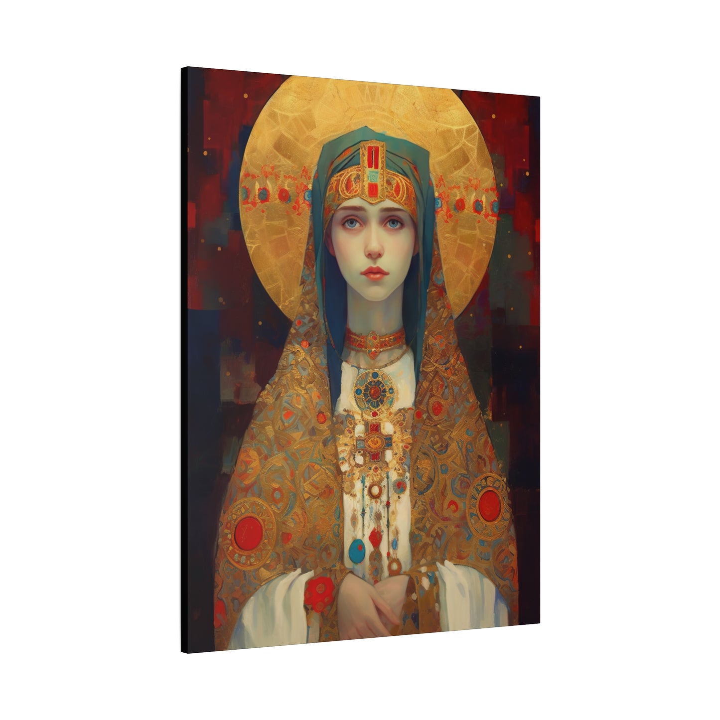 Saint Anastasia of Sirmium - Museum Wrapped Canvas - Sanctified Souls Print - Religious Art for your Home