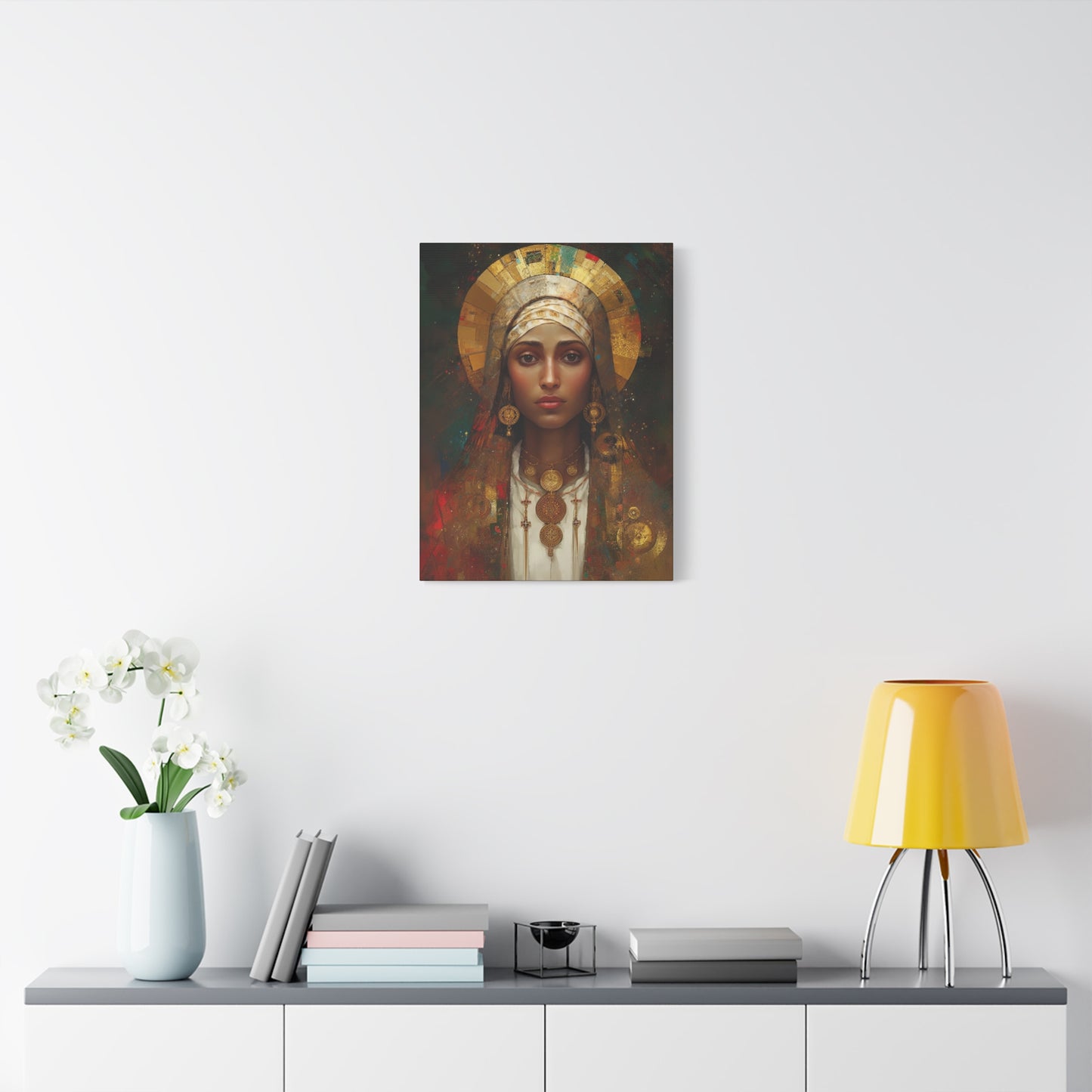 Saint Julia of Carthage - Museum Wrapped Canvas - Sanctified Souls Print - Religious Art for your Home