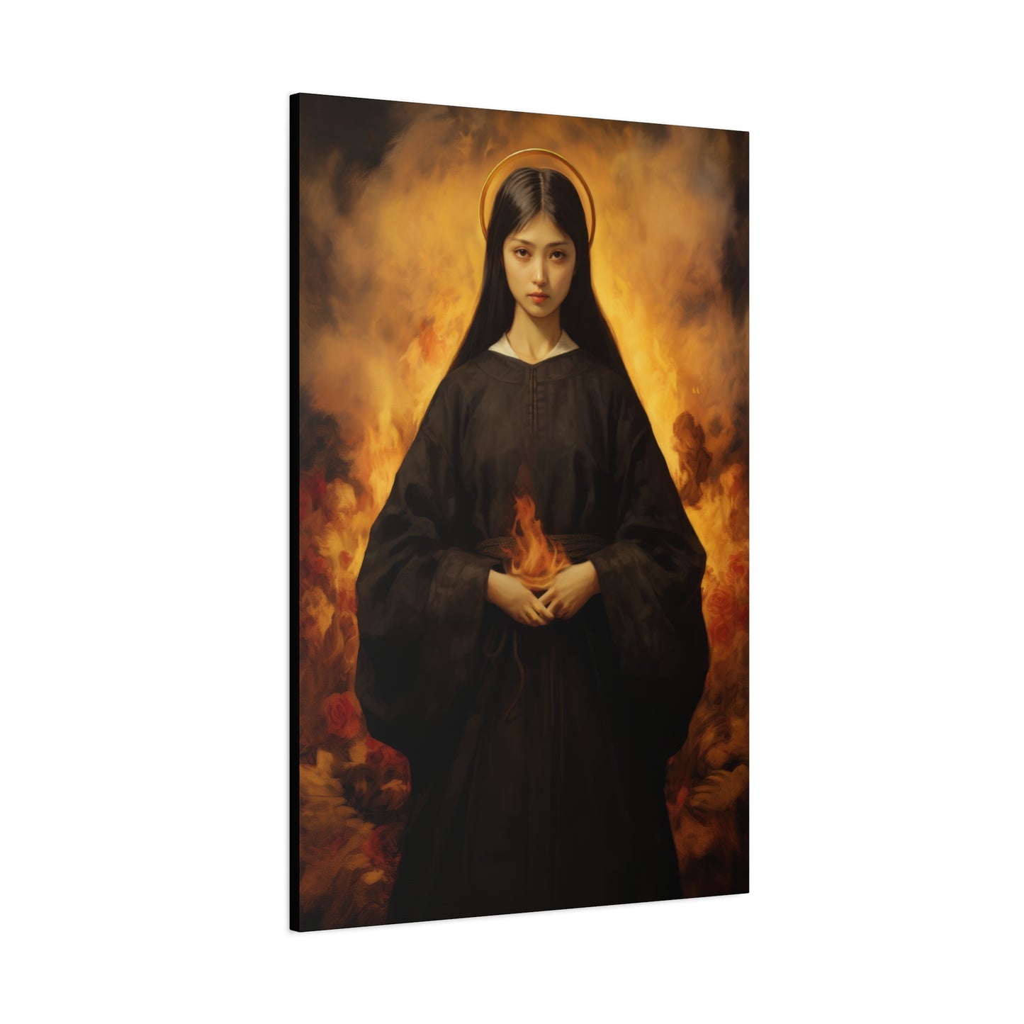 Blessed Mary Magdalen Kiota - Museum Wrapped Canvas - Print - Religious Art for your Home - Christian print - Prayer Room Catholic Saint