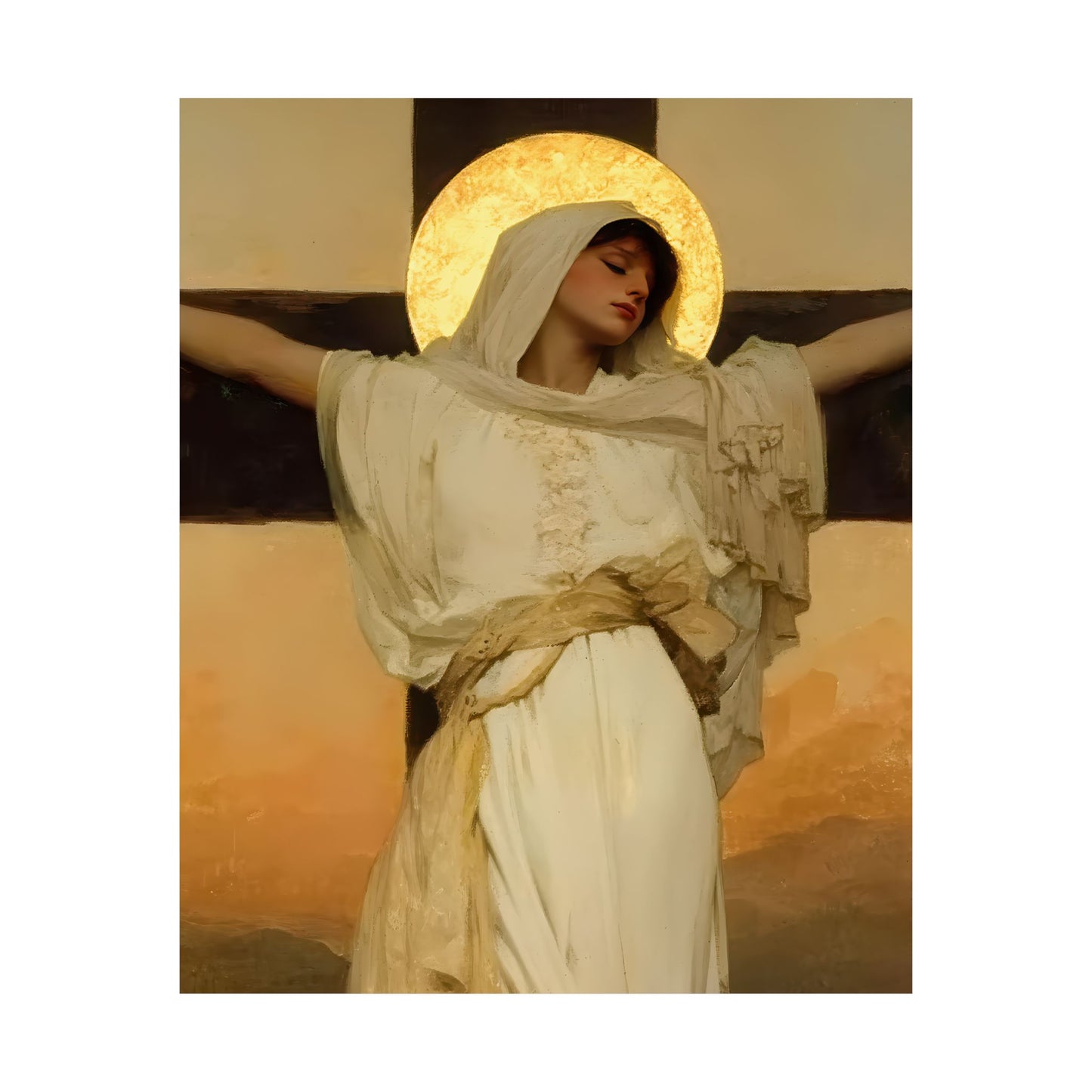 Saint Julia of Carthage Poster Print - Sanctified Souls Print - Multiple Sizes - Premium Posters - Catholic Art for your home