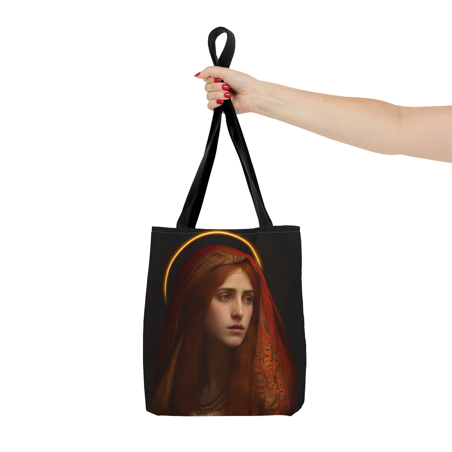 Saint Mary Magdalene Tote Bag - Large Medium Small Faith Art Bag - Re usable Tote Purse - Double Sided - Catholic Art Bag