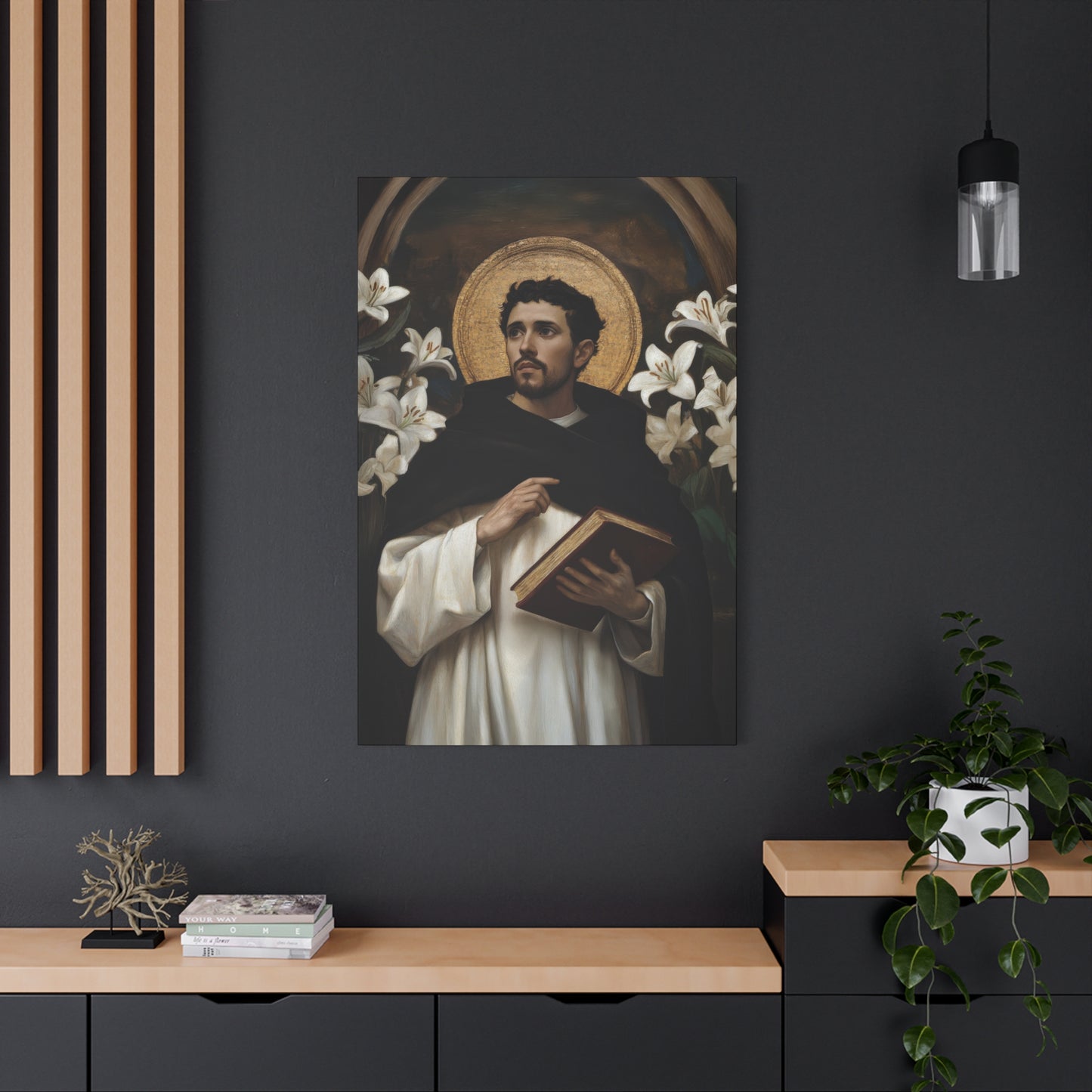 Saint Dominic - Museum Wrapped Canvas - Sanctified Souls Print - Religious Art for your Home - Catholic Patron Saint Art