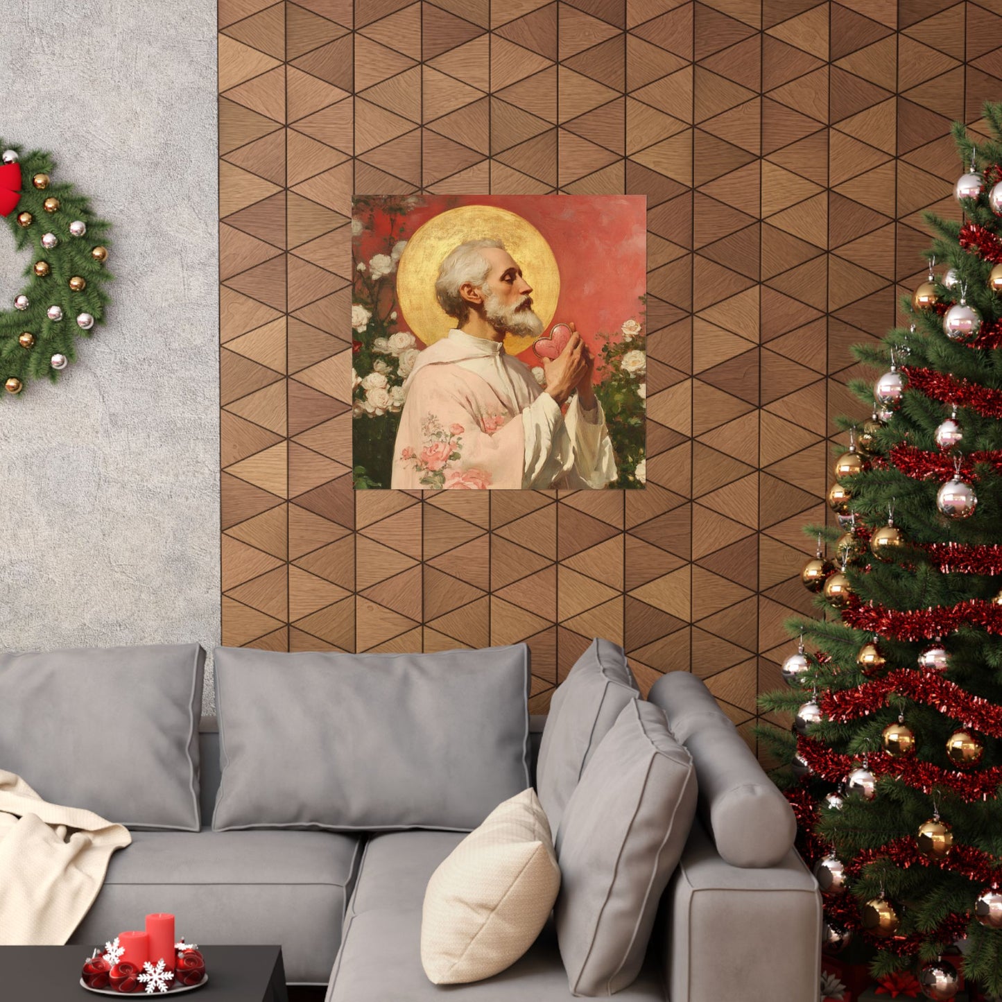 Saint Valentine - Catholic Art - Multiple Sizes - Premium Posters - Catholic Art - Christian Home - Catholic Saint Art