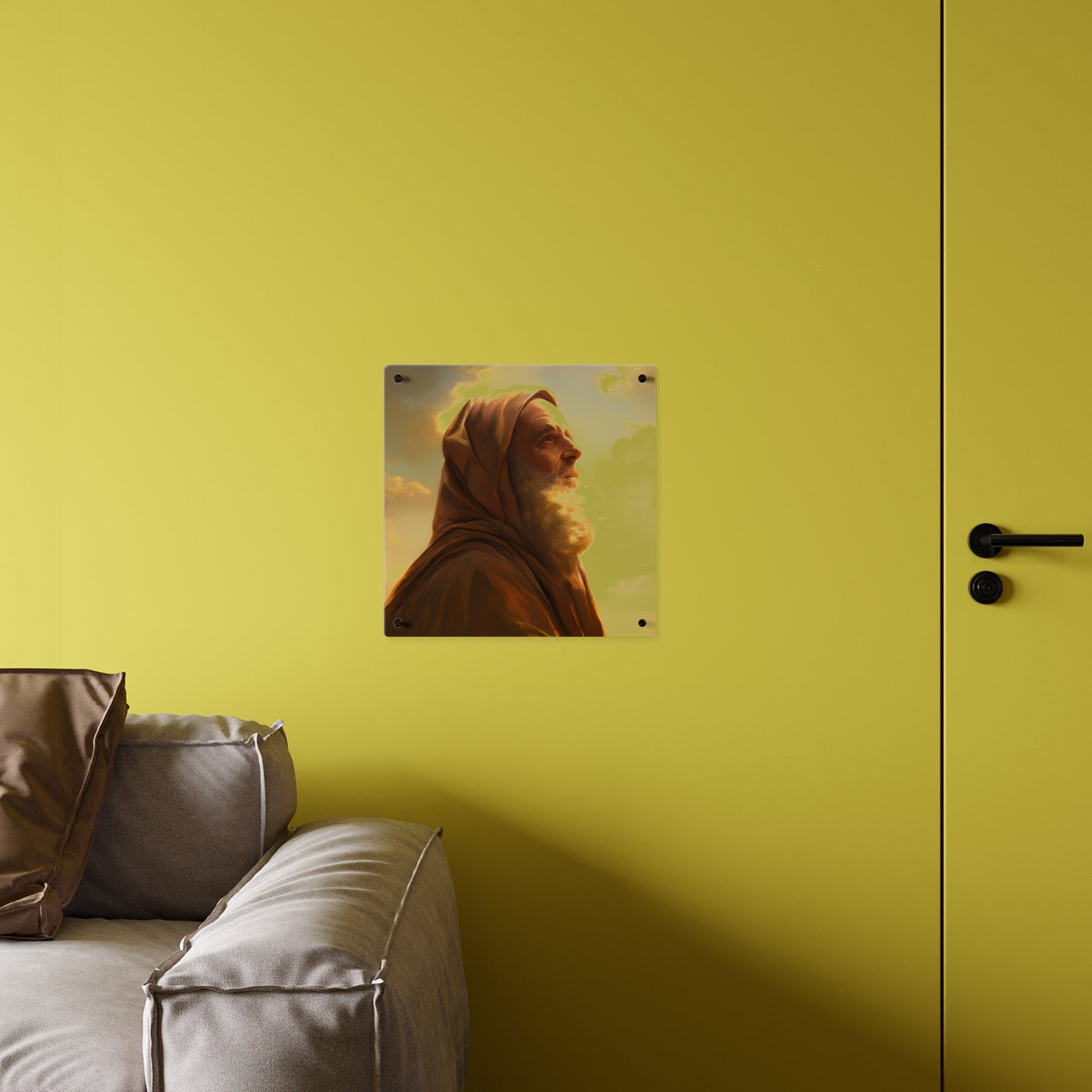Father Abraham Wall Art Panel - Ready to Hang Acrylic Print - Catholic Saint Art - Patron Saint Print - No Frame needed