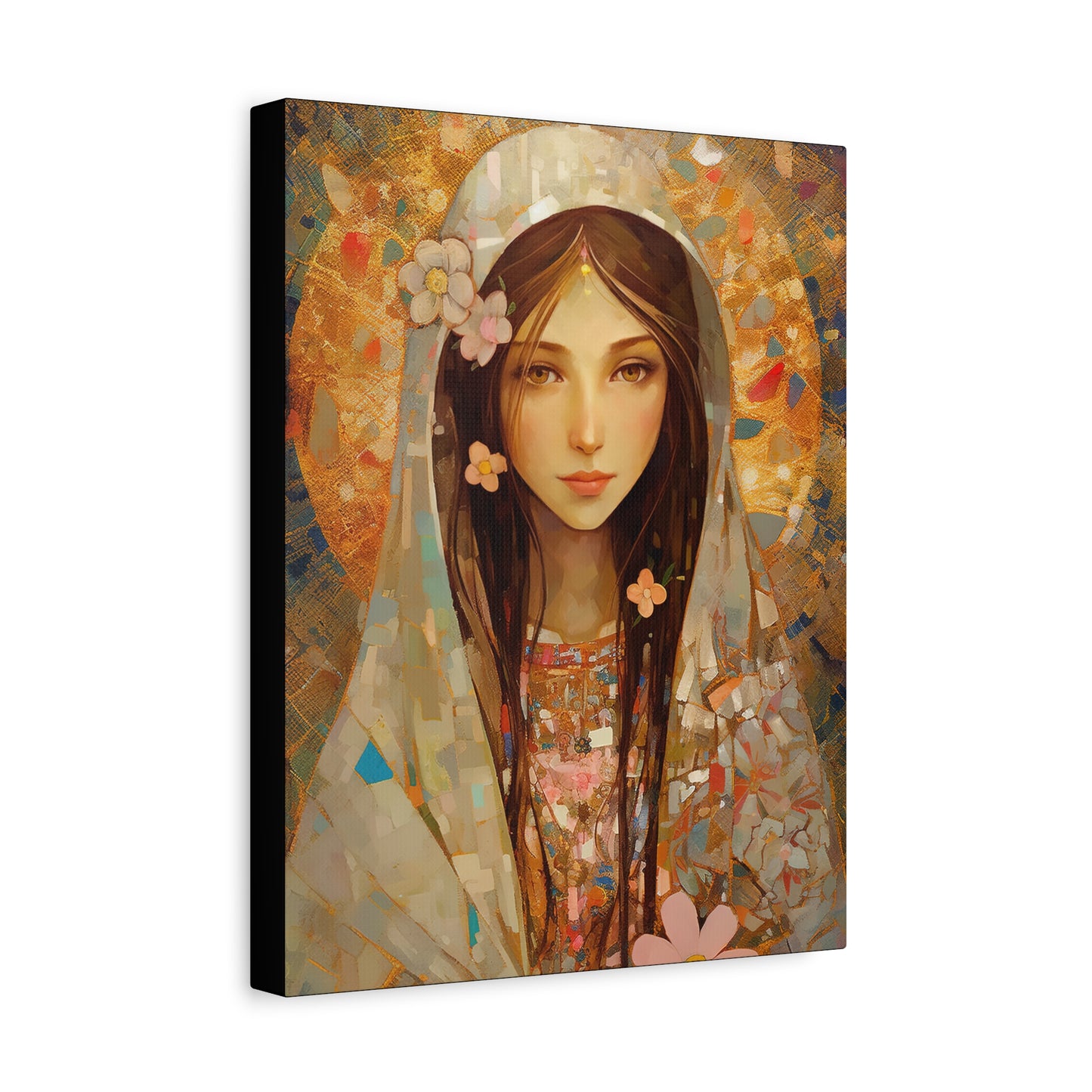 Saint Maria Goretti - Museum Wrapped Canvas - Sanctified Souls Print - Religious Art for your Home