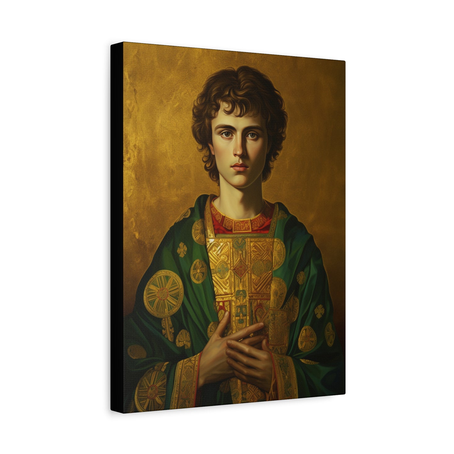 Saint Pantaleon Canvas Print - Multiple Sizes - Catholic Home art - Museum Wrapped Canvas - Sanctified Souls Print