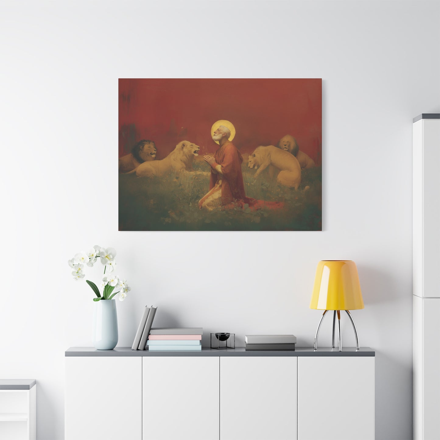 Saint Ignatius of Antioch - Museum Wrapped Canvas - Sanctified Souls Print - Religious Art for your Home - Catholic Patron Saint Art
