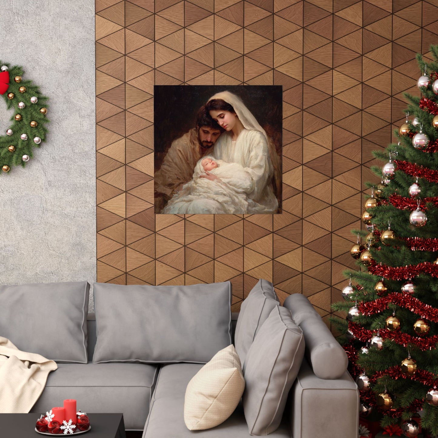 The Quiet Kingdom of the Holy Family - Sanctified Souls Print - Multiple Sizes - Premium Matte Vertical Posters