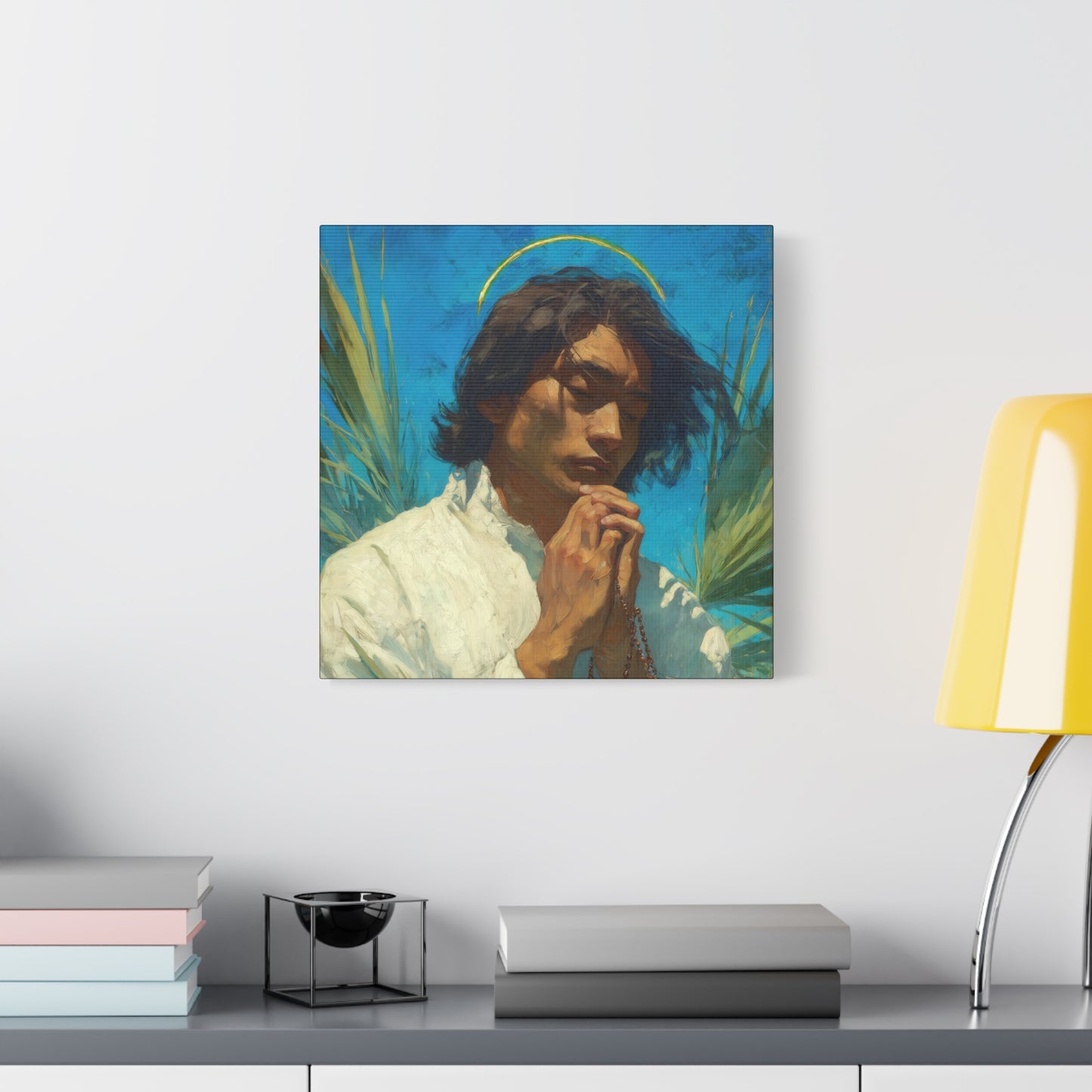 Saint Lorenzo Ruiz - Multiple Sizes - Catholic Home art - Museum Wrapped Canvas - Sanctified Souls Print - Catholic Martyr Art