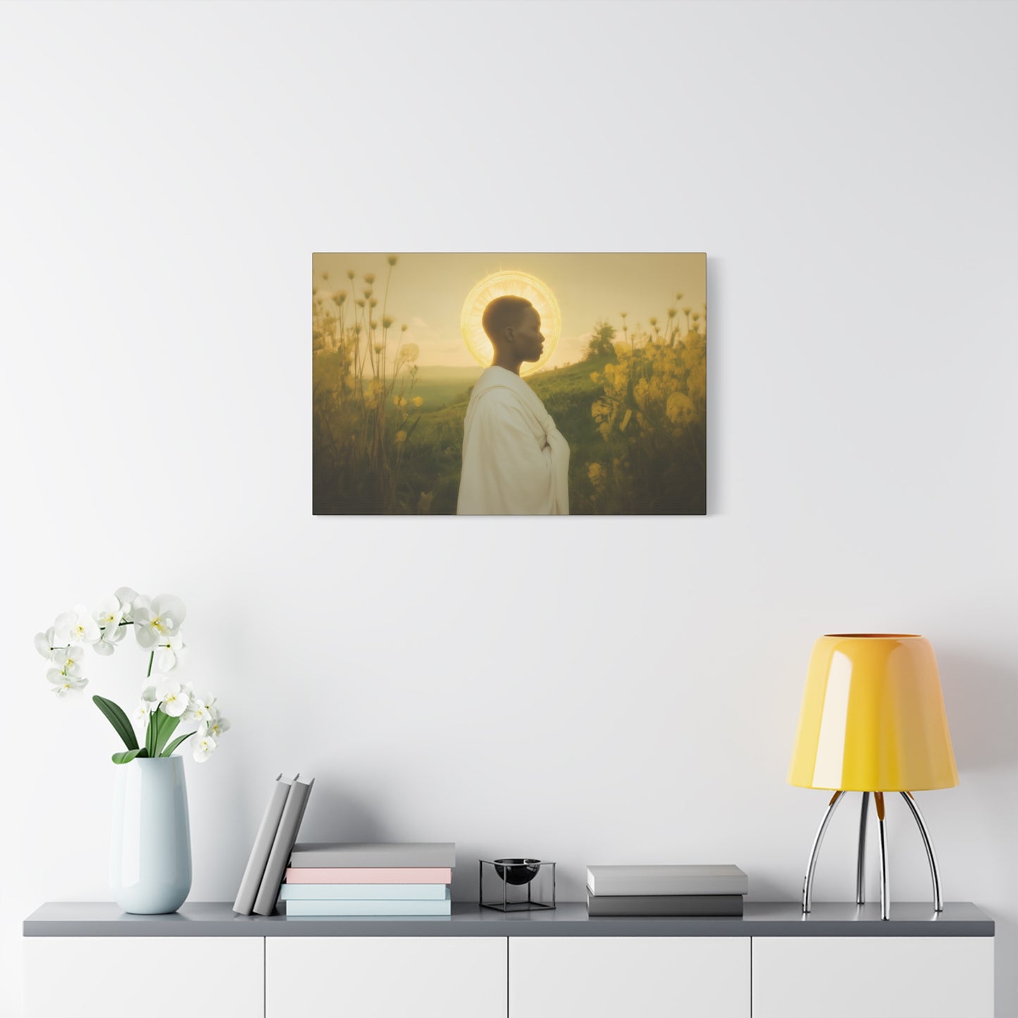 Saint Charles Lwanga - Museum Wrapped Canvas - Sanctified Souls Print - Religious Art for your Home - Catholic Patron Saint Art