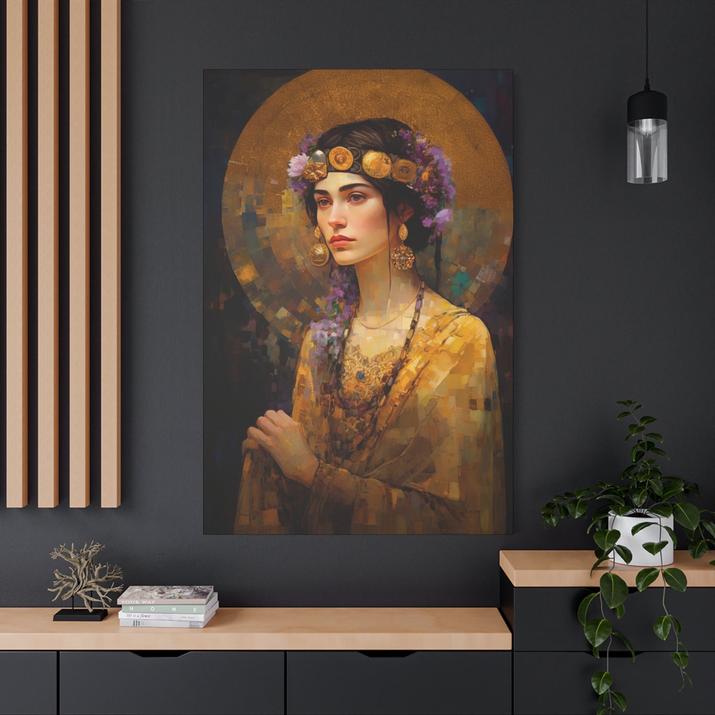 Saint Lydia Purpuraria Canvas Print - Multiple Sizes - Catholic Home art - Museum Wrapped Canvas - Sanctified Souls Print