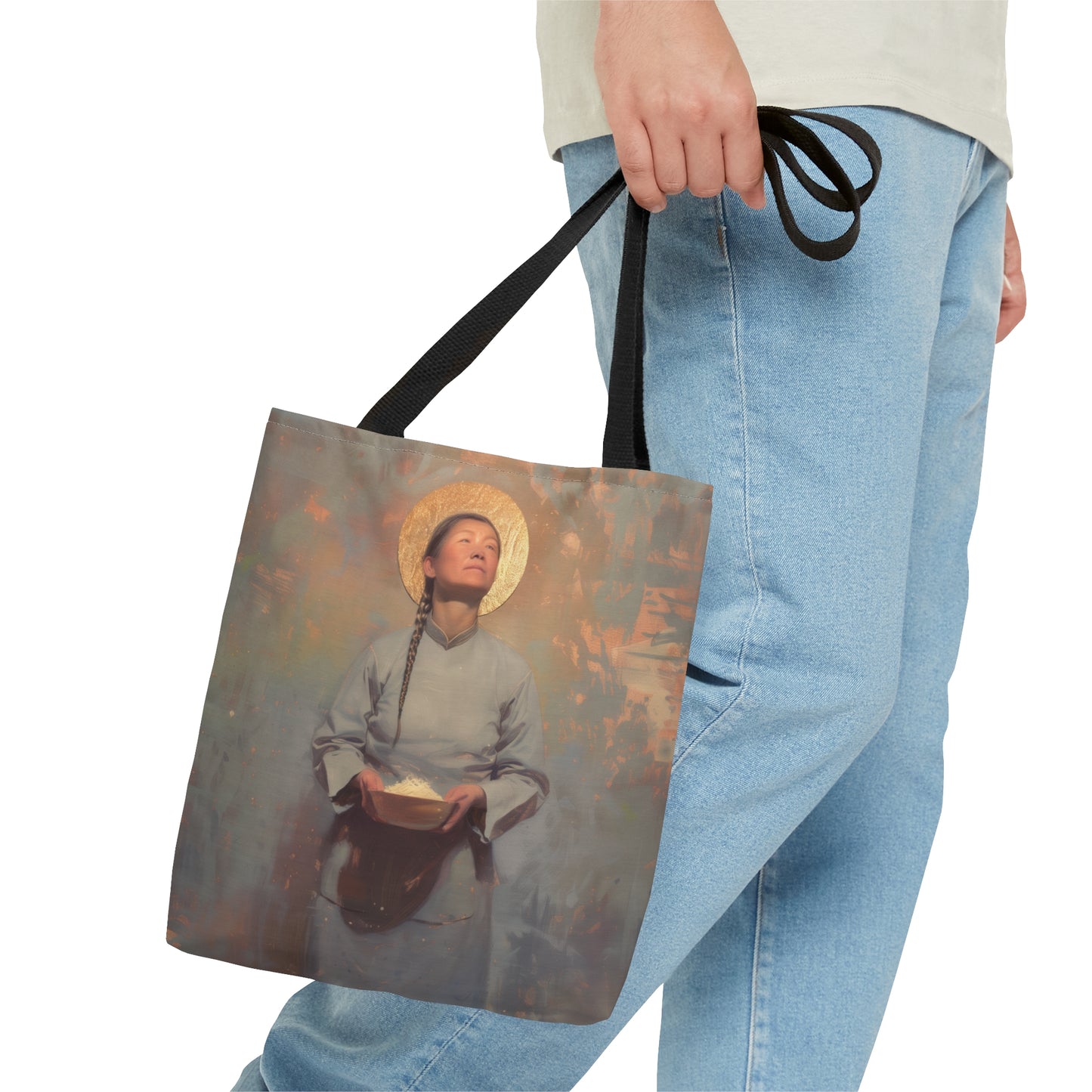 Saint Martha Wang - Chinese Martyr Saint - Tote Bag - Large Medium Small Faith Art Bag - Catholic Faith Purse